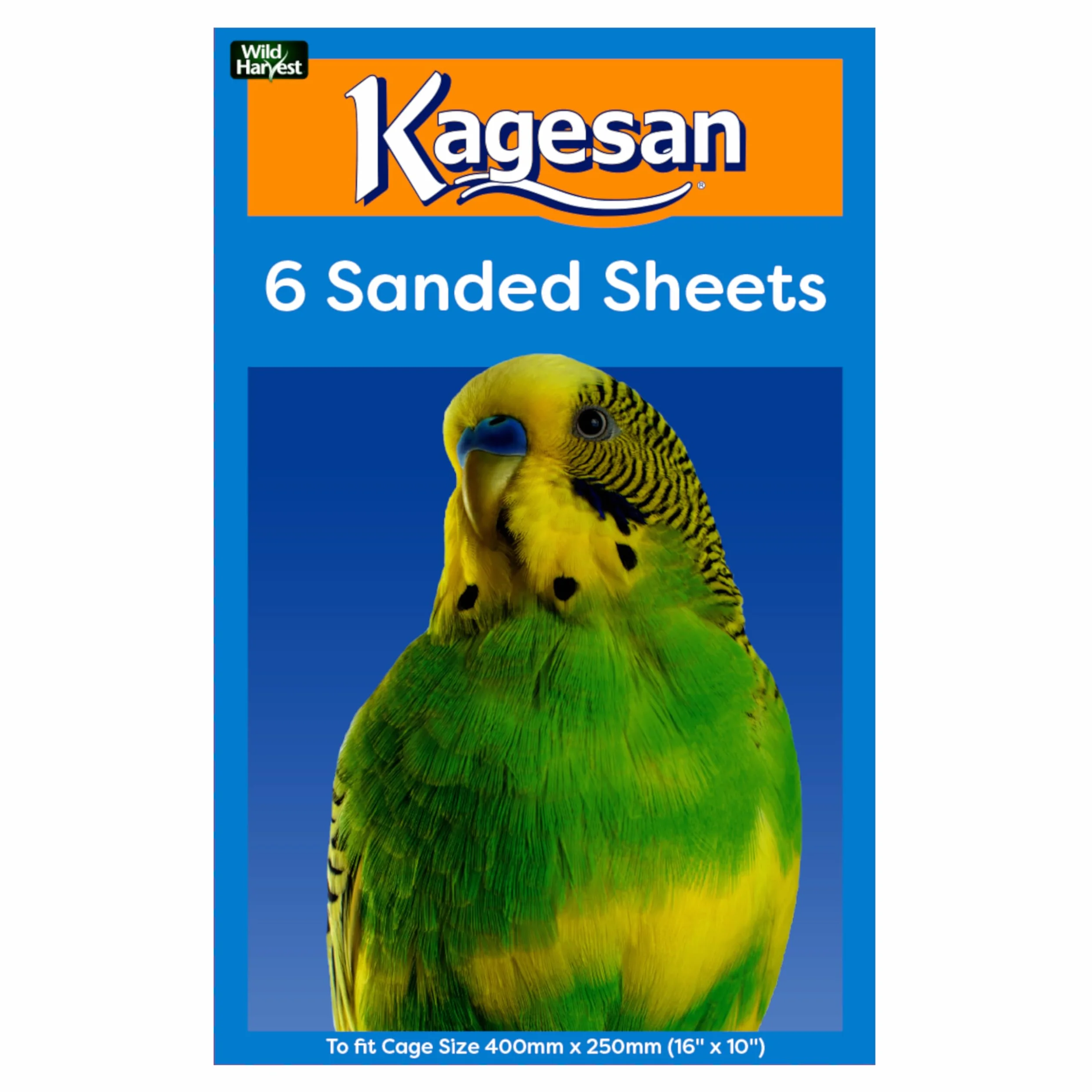 Feuilles de Sable pour Cages à Oiseaux Taille M 40x25 cm Boîte de 72