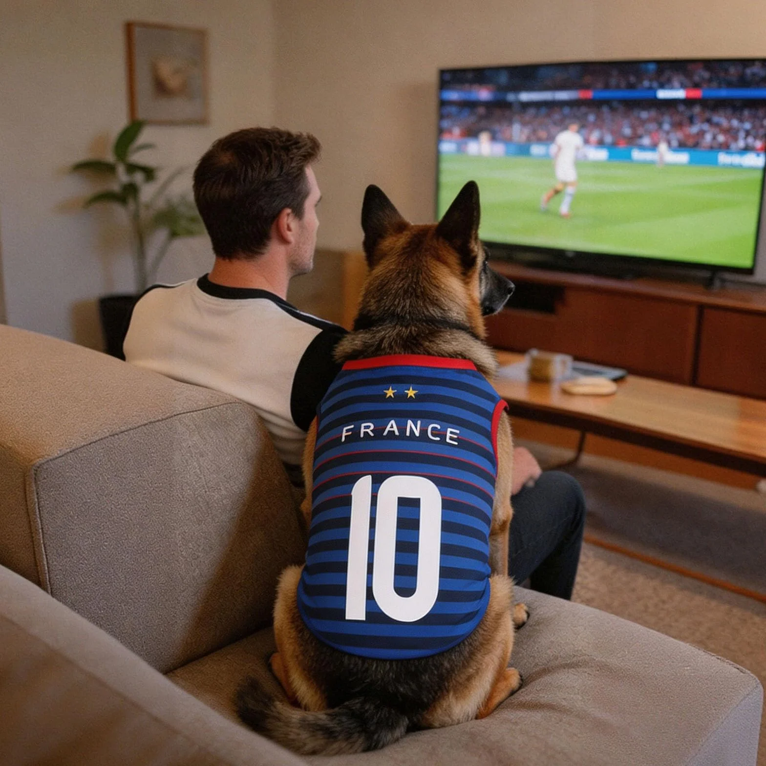 Maillot de Foot sans Manches pour Chien T-Shirt Animal de Compagnie Tailles S à 5XL