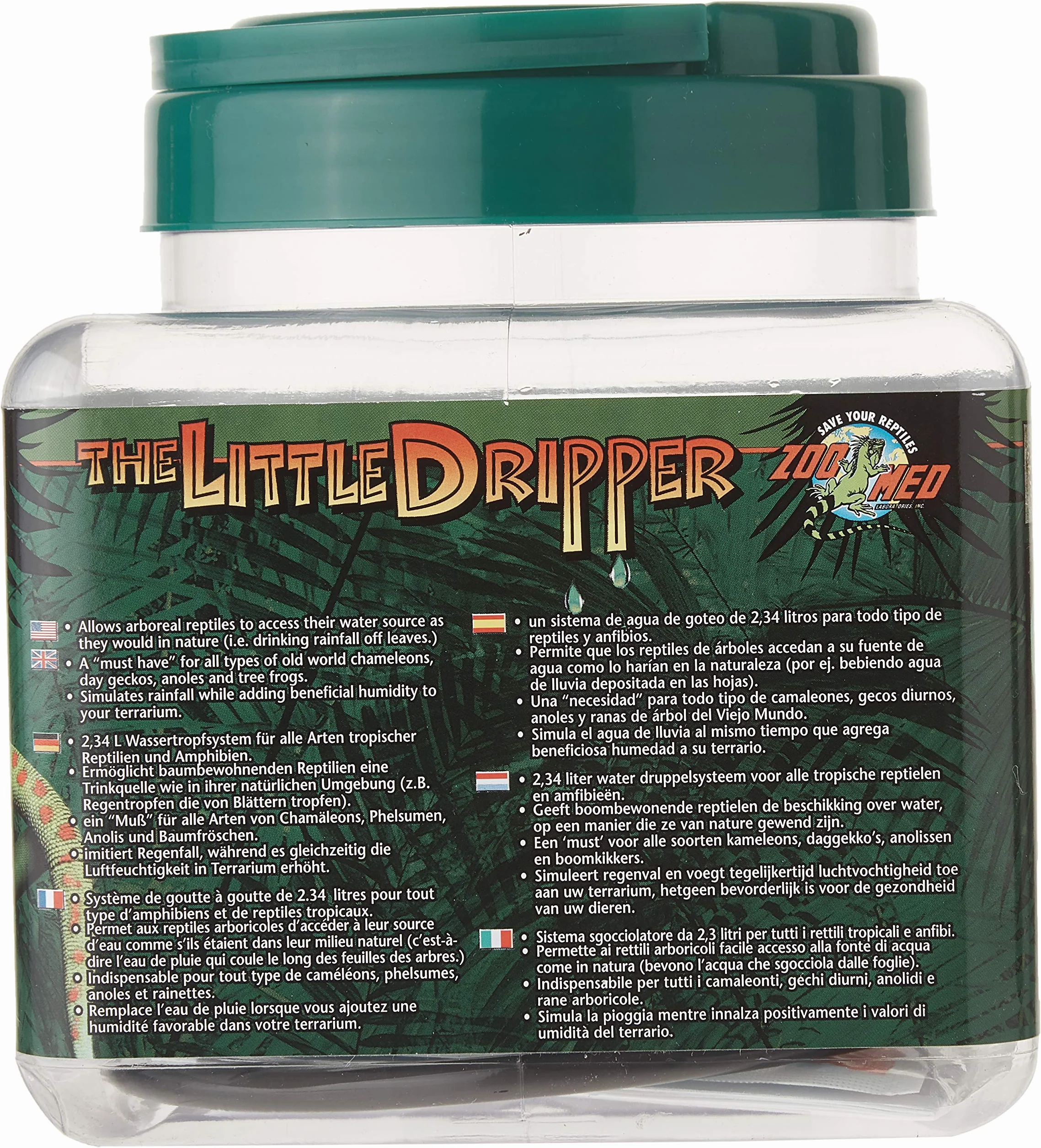 Zoo Med The Little Dripper Valve d’Ecoulement pour Reptile Amphibien