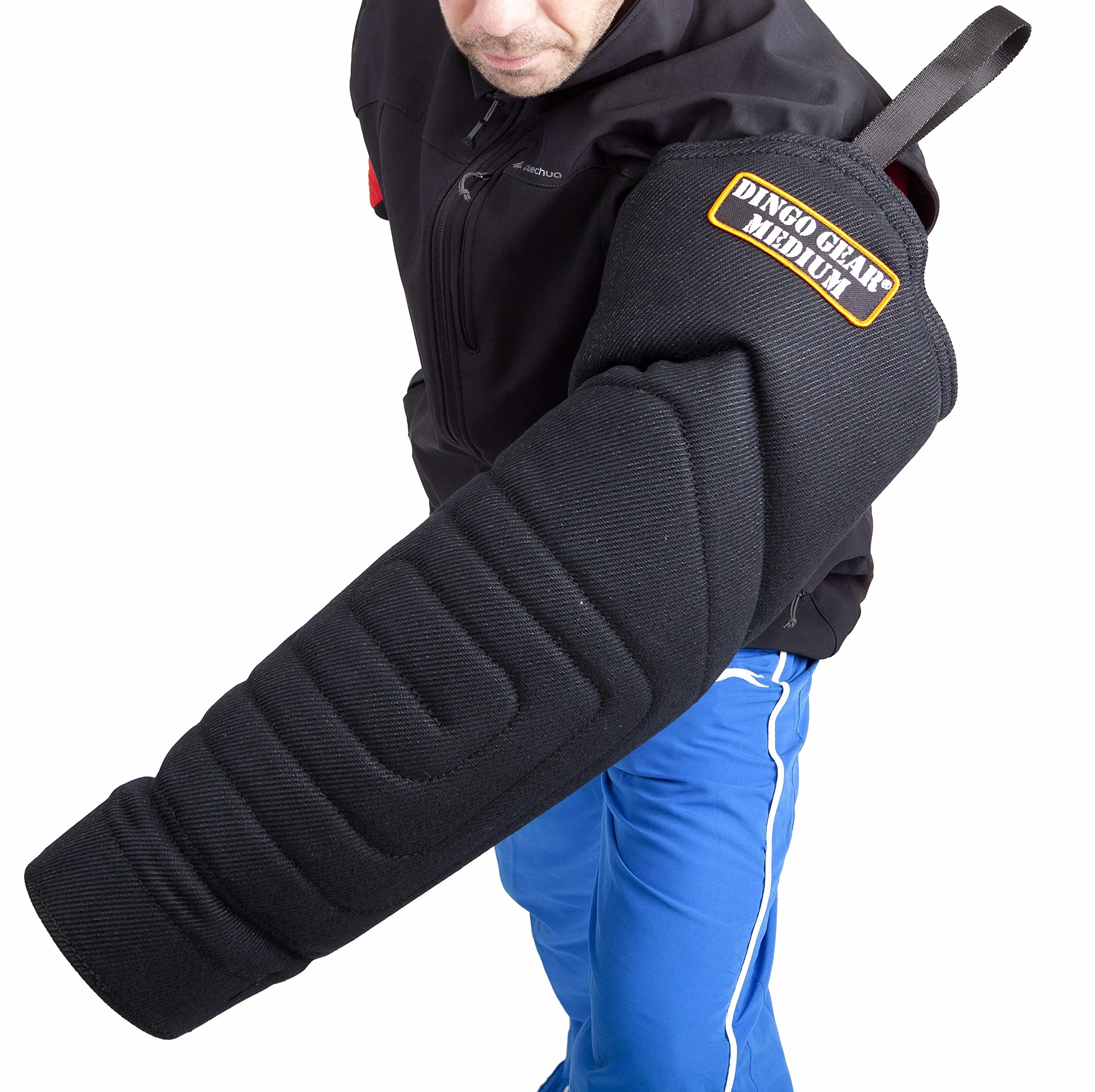 Dingo Gear Manchette de Morsure en Nylcot Mi-Dur Protection Niveau 4 Noir