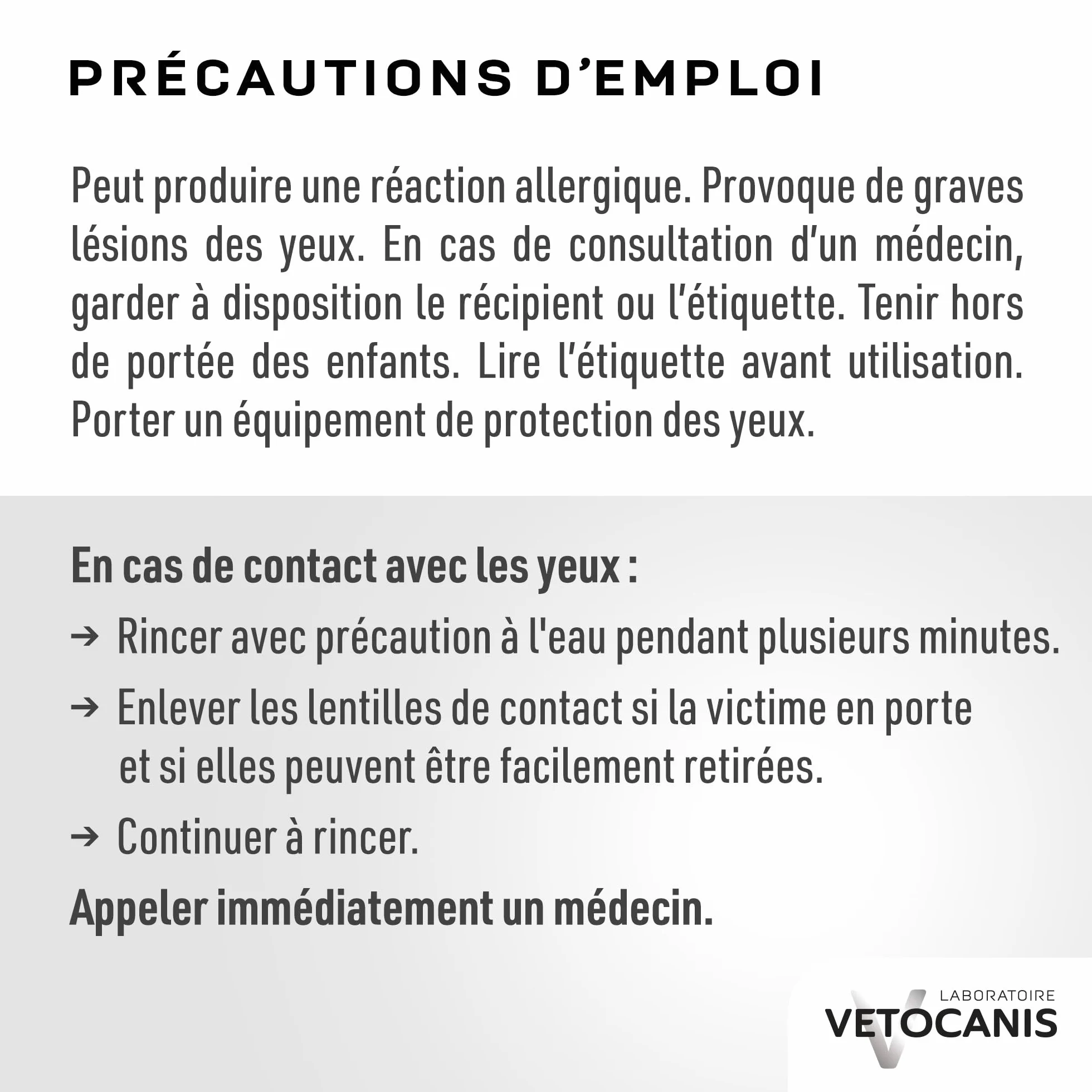 VETOCANIS Shampoing Hypo-allergénique, Peaux sensibles pour Chien, 0% de Parabène 0% de Silicone, Format 300ML