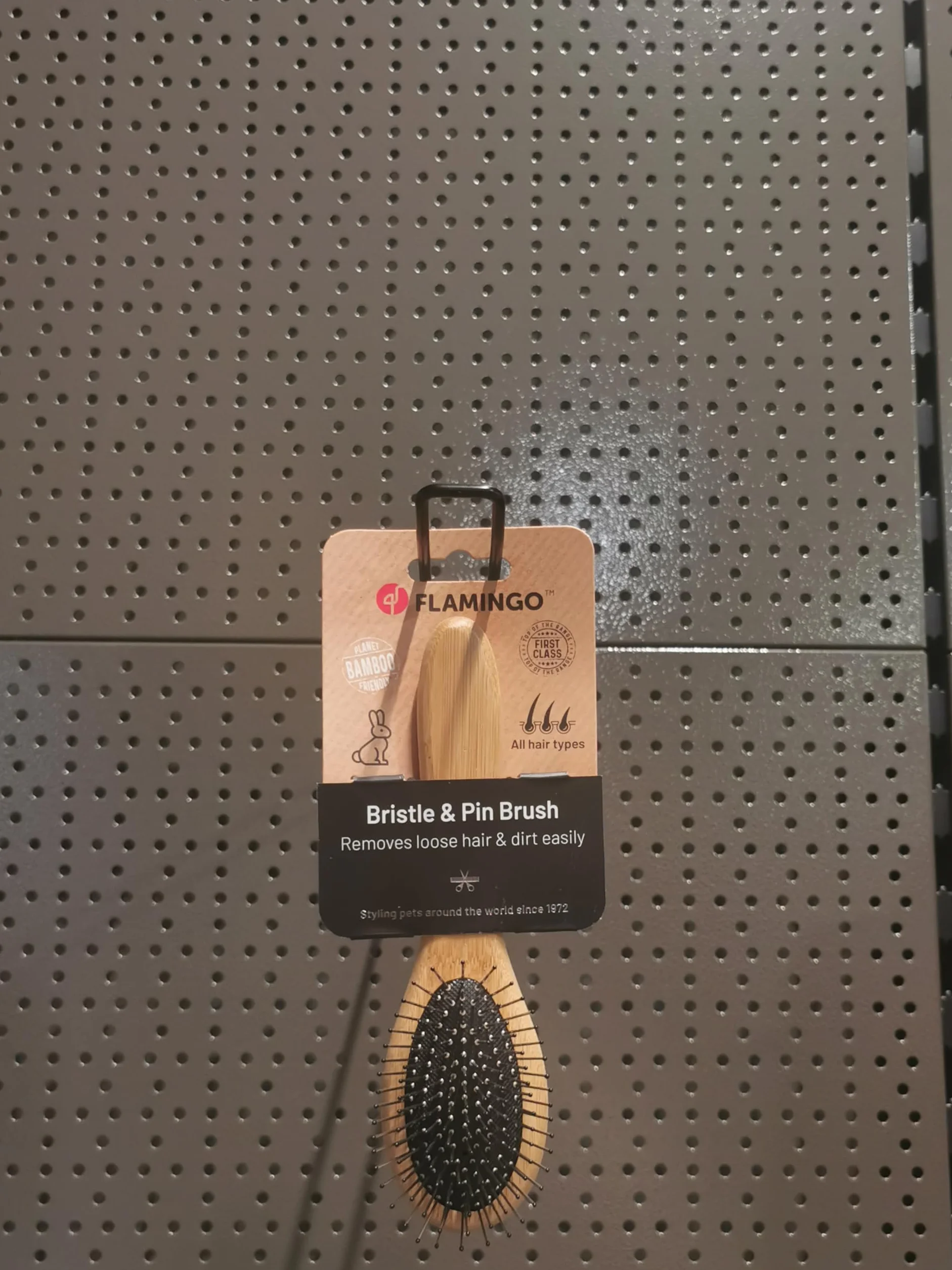 Brosse à Épingles pour Rongeurs Babu - Douce - Ergonomique - Lapins, Cochons d'Inde, Chinchillas, Furets