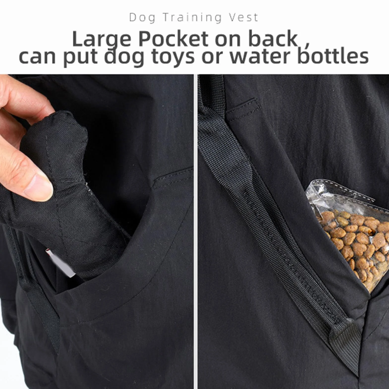 Gilet de Dressage pour Chien, Tissu de Protection avec Boutons réglables