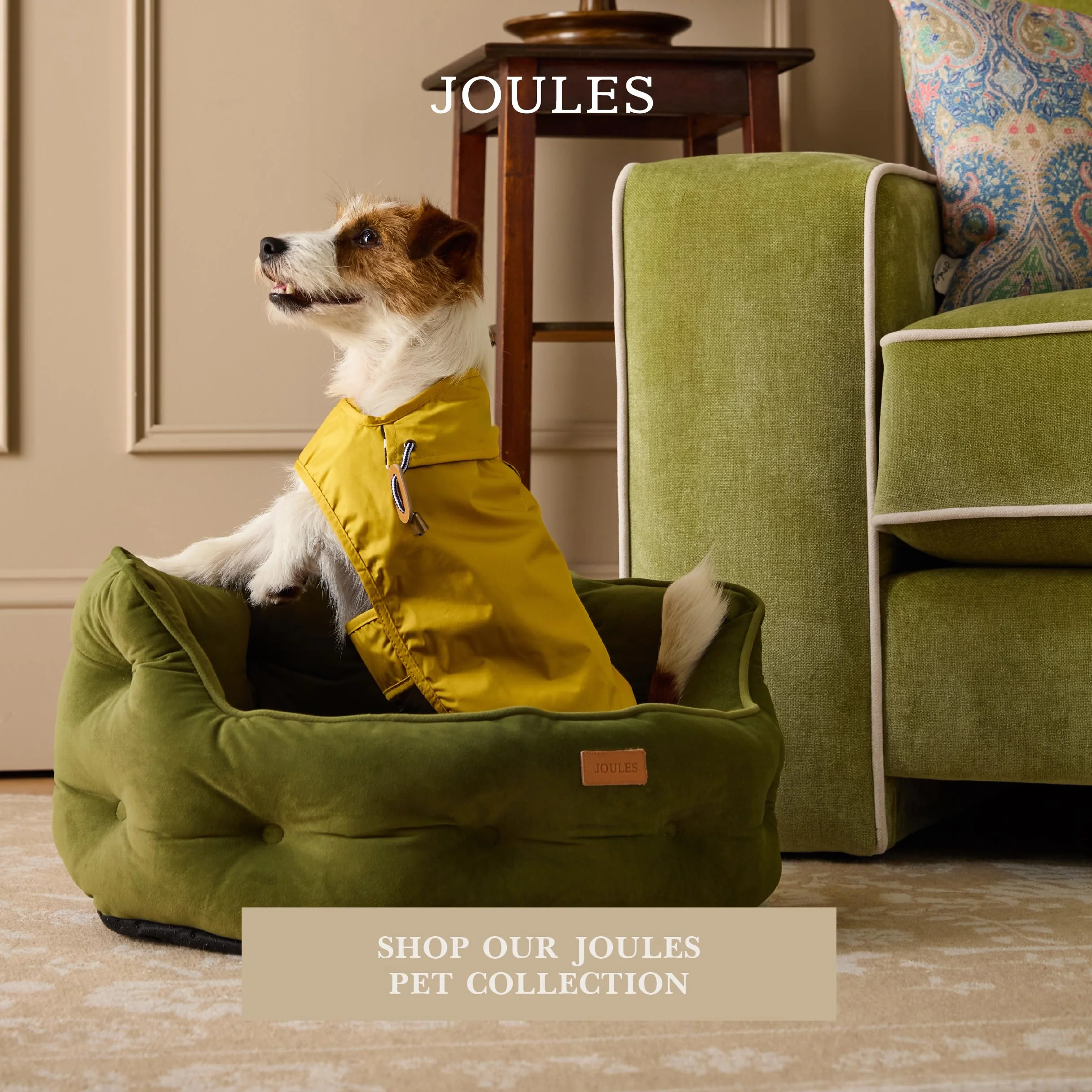 Rosewood Joules Henson Veste Pliable à Carreaux pour Chiens de Taille M, Lavable, légère et Portable, imperméable et imperméable pour Chiens de Taille Moyenne