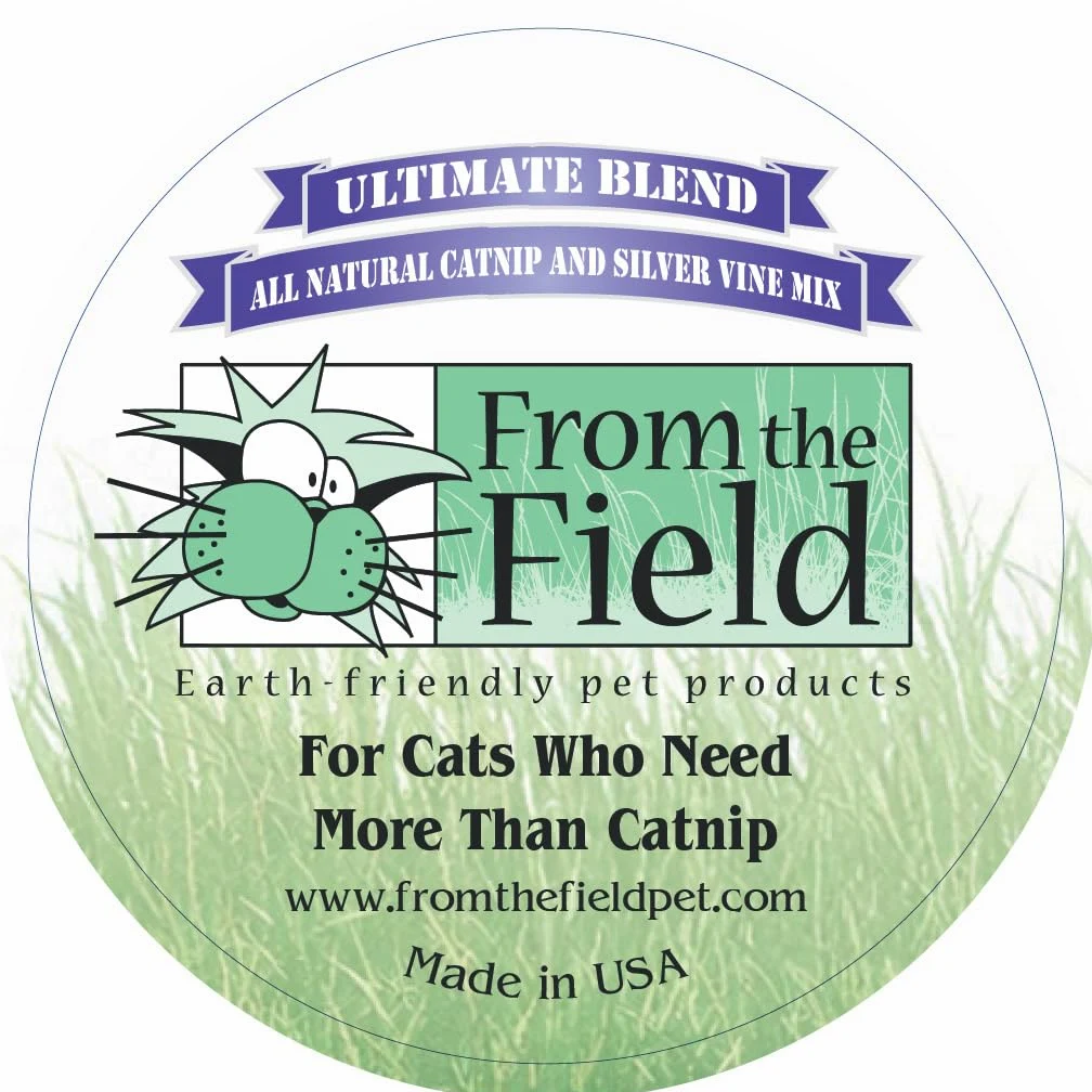 from The Field | Ultimate Blend Herbe à Chat et Vigne argentée | Herbe à Chat de qualité supérieure cultivée aux États-Unis pour Jouets et Loisirs | Frais, Puissant, Non Toxique, respectueux de