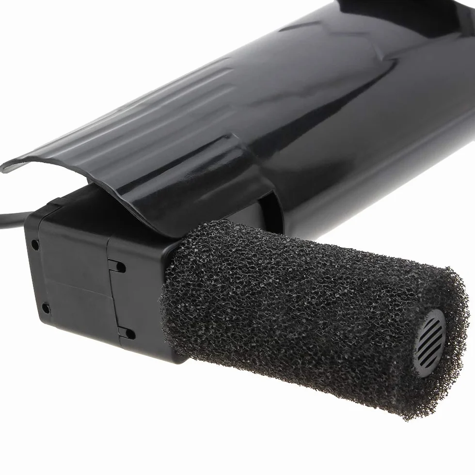 SENZEAL Tortue Basse Eau Cascade Filtre Pompe Fish Tank Externe 5W 220V 400L/H Noir