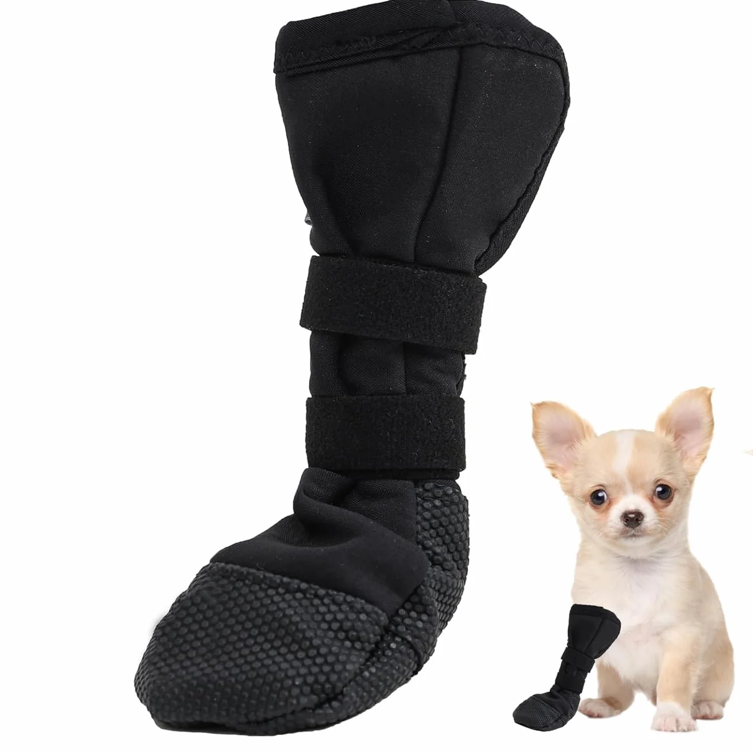 Chaussette Chien de Protection et Récupération, Botte pour Pattes Plaie, Taille S
