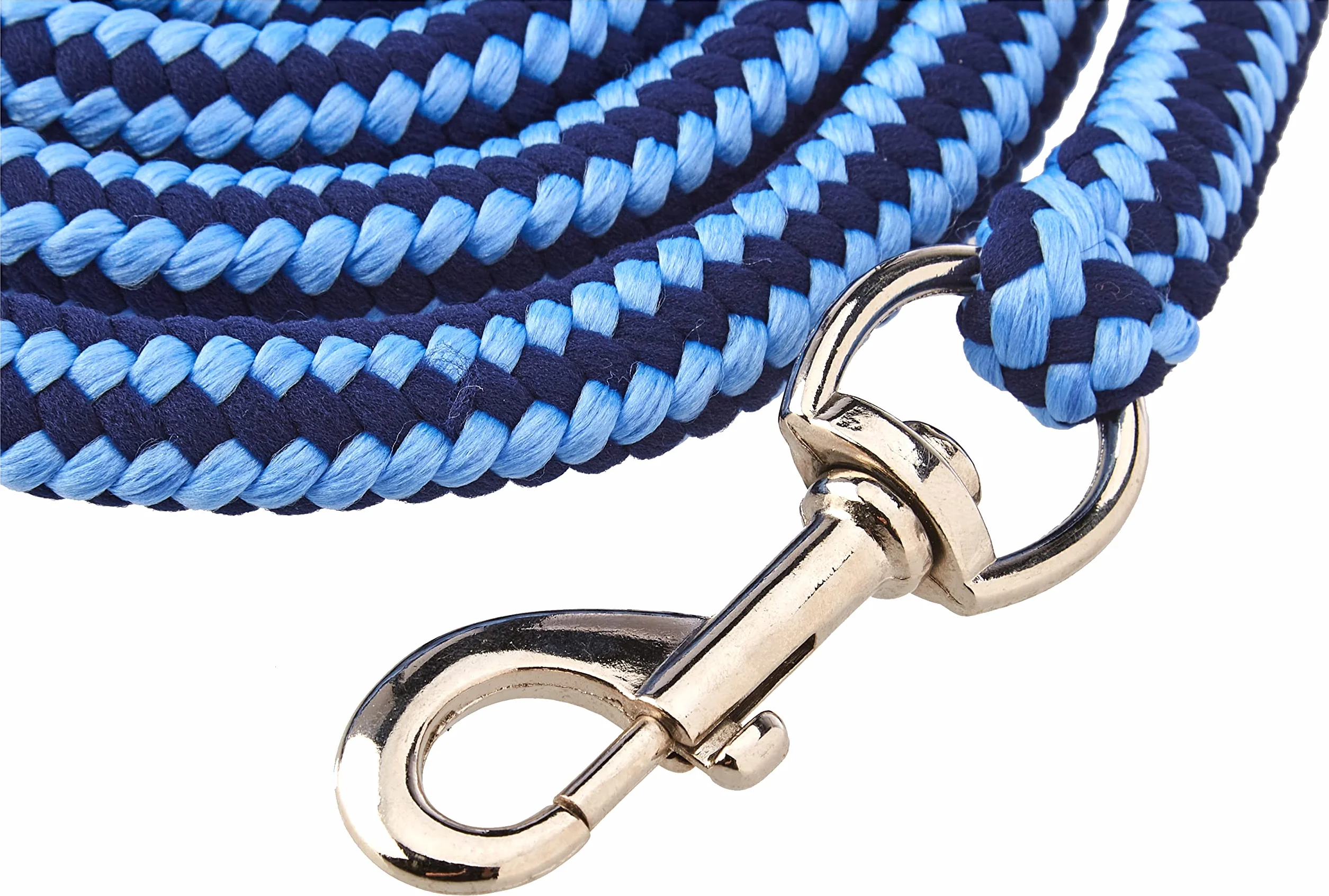 Kerbl Hippo Longe Mousqueton pour Cheval Bleu Ciel Foncé, Taille unique EU