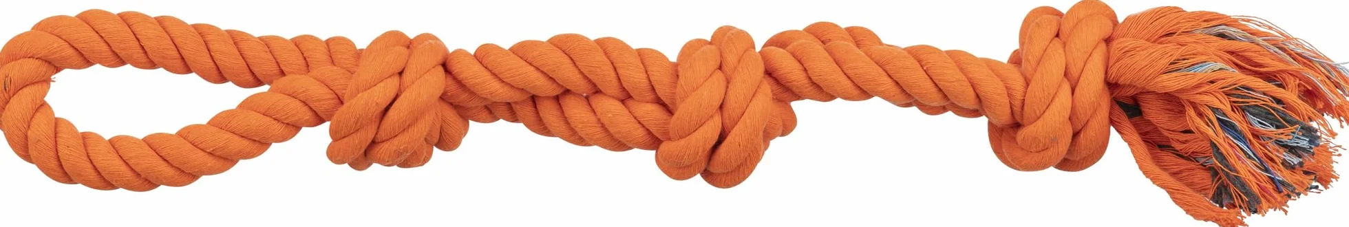 TRIXIE double corde jouet pour chien, 60 cm – jouet robuste pour jeux de traction, idéal pour stimuler l'activité physique avec petits & chiens de taille moyenne
