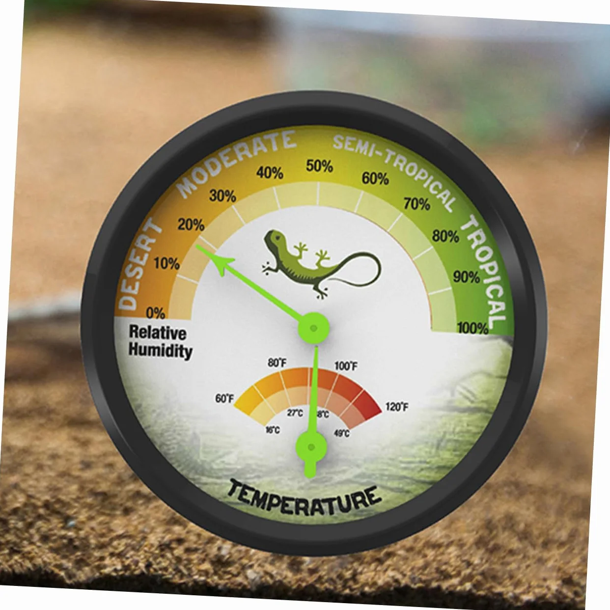 Thermomètre Et Hygromètre Double Pour Terrarium De Reptiles Appareil De Mesure De Température Et Humidité Pour Vivariums Et Couveuses Mini Thermomètre Pratique