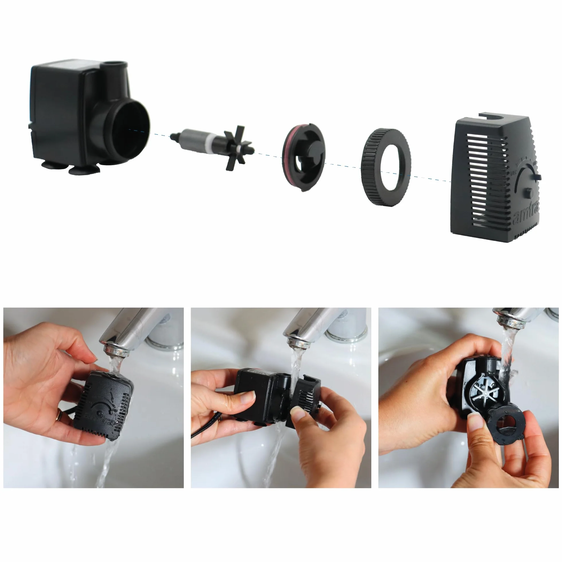 Amtra Stream 230 Pompe submersible aquarium 230 l/h 3.0W 220V