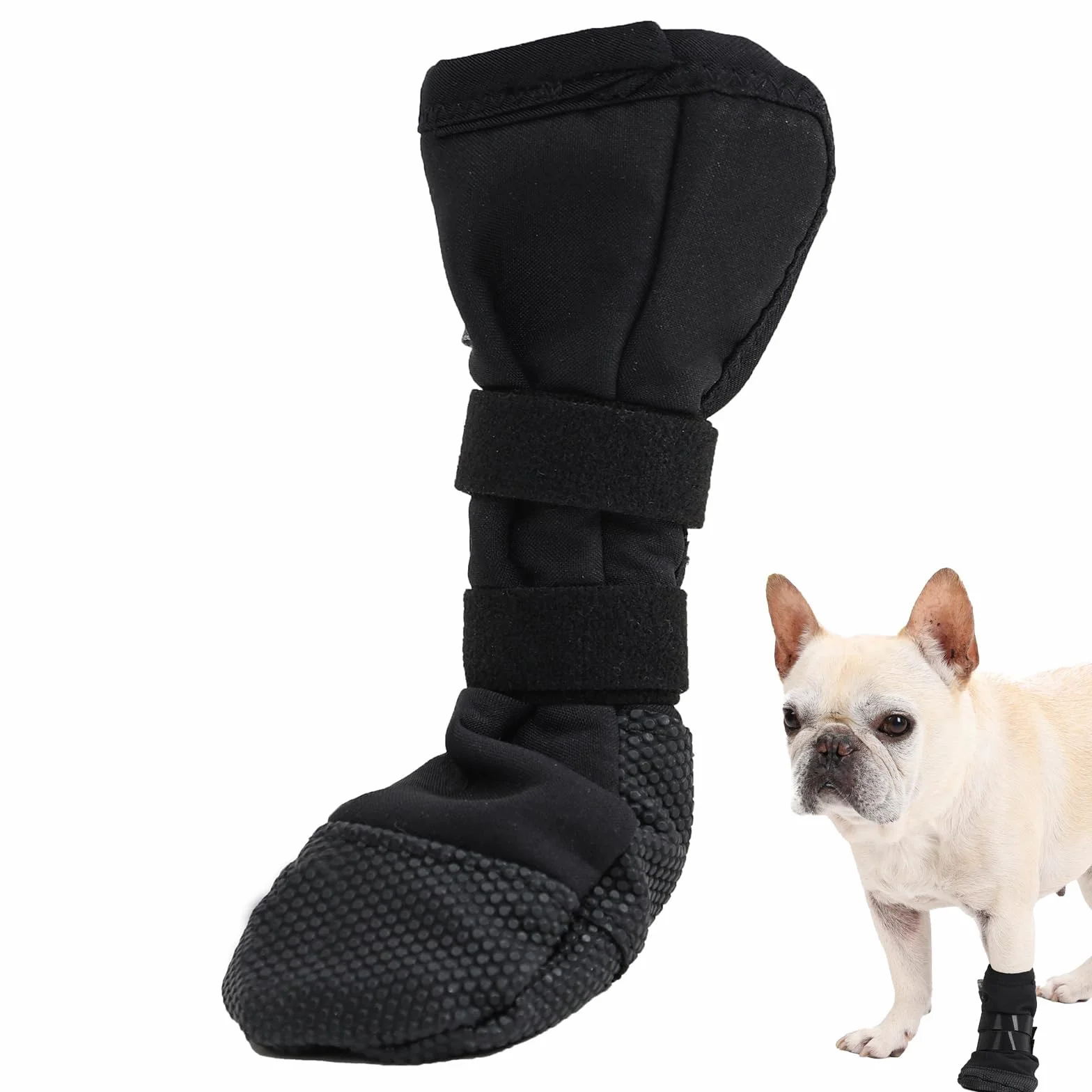Chaussette de Protection en Silicone pour Chien, Chaussures pour Chien, Botte de Protection pour Chien, Chirurgical Housses de Protection des blessures, Bottes de Protéger pour Chiot Petits Moyens (M)