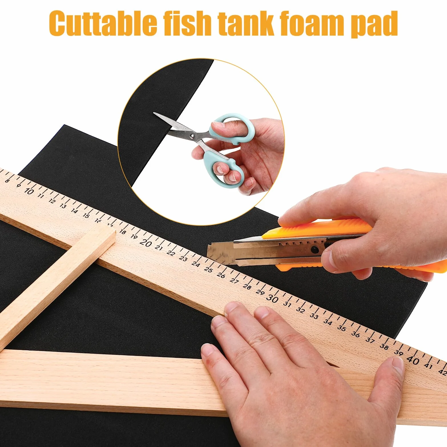 Tapis de Protection pour Aquarium Matelas Épais Mousse Antidérapant