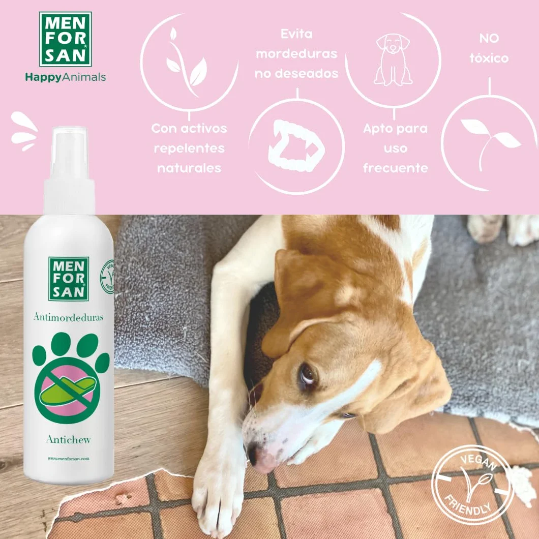 MENFORSAN Antibites Mobilier et Textile pour Chien 125 ML Lot de 2