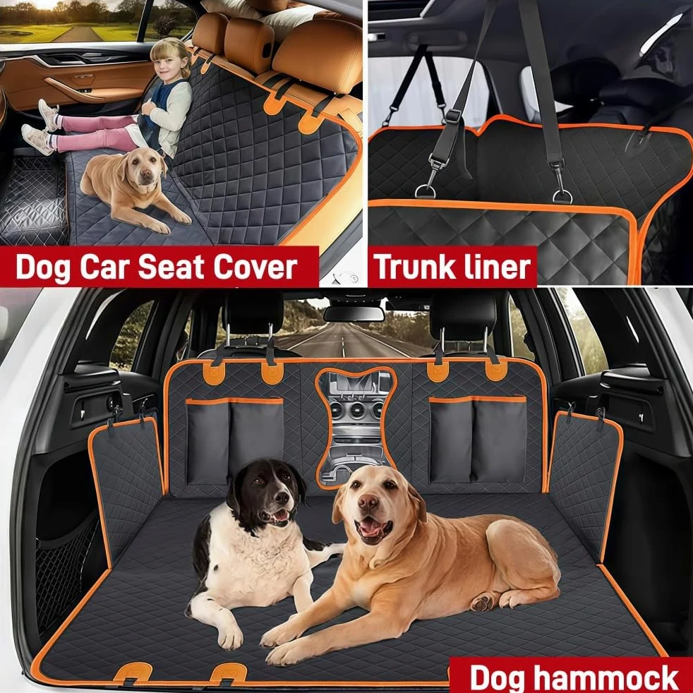 Housse Voiture Chien pour Cupra Raval Concept,Protection Voiture Chien Siege Arriere,Hamac pour Chien Voiture,Imperméable Anti-Rayures,Entretien Facile,137X147 cm