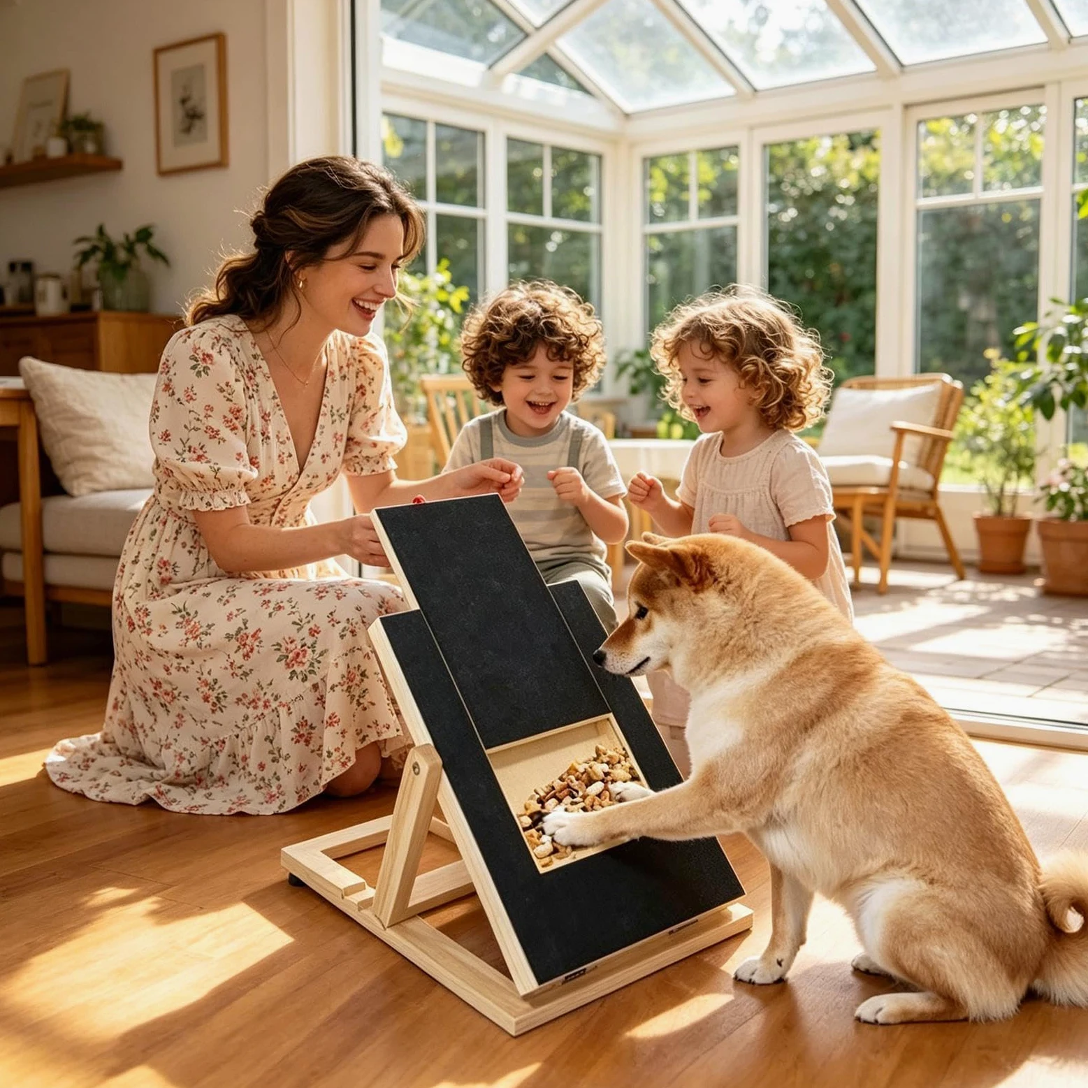 Accessoire de Grattage pour les Chiens Lime de Ponçage Réglable | Planche de limage des griffes pour chien avec tiroir à pour Coin Chambre Appartement Entrée Maison Salon