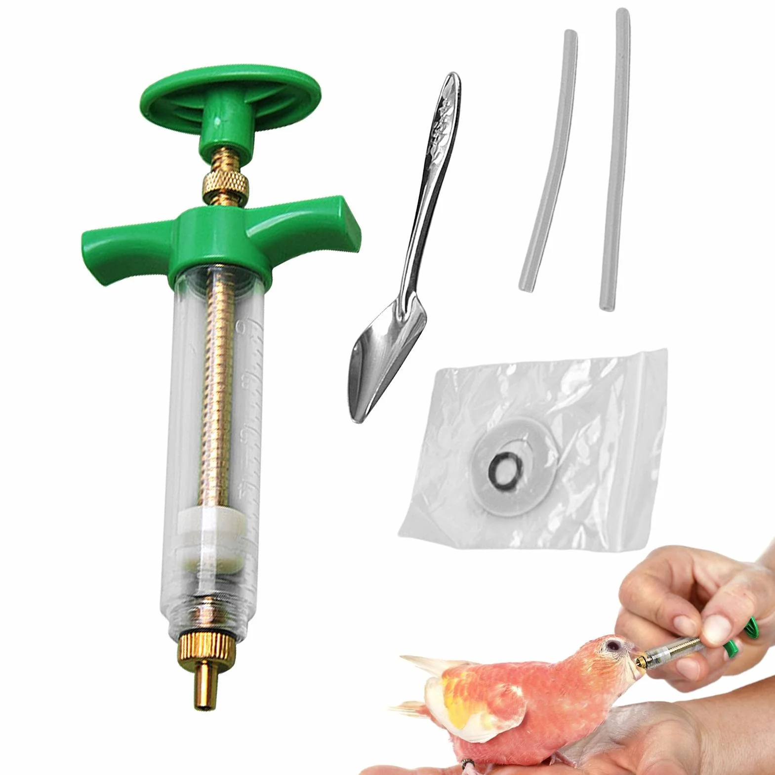 LOSOO Seringue d'alimentation pour oiseaux malades - Tubes d'injecteur