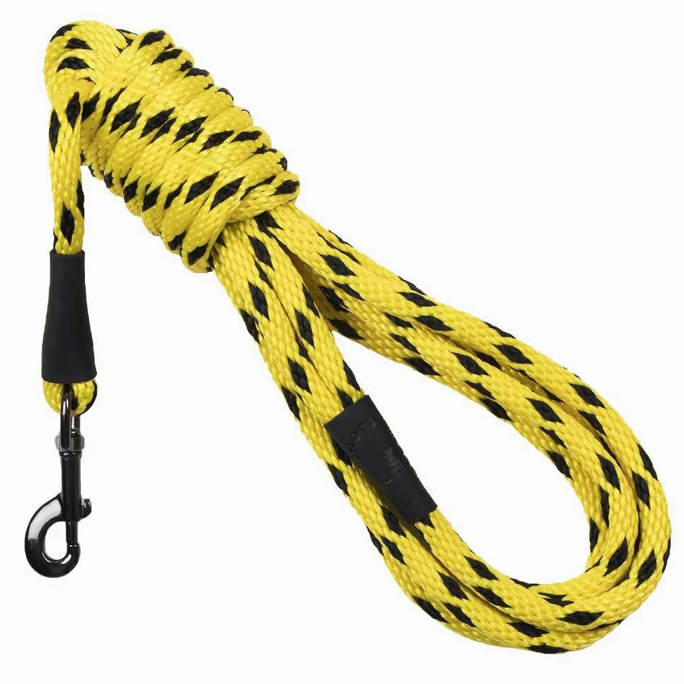 Mendota ME11561 Snap Leash 3/8" X 15' Black Ice Yellow