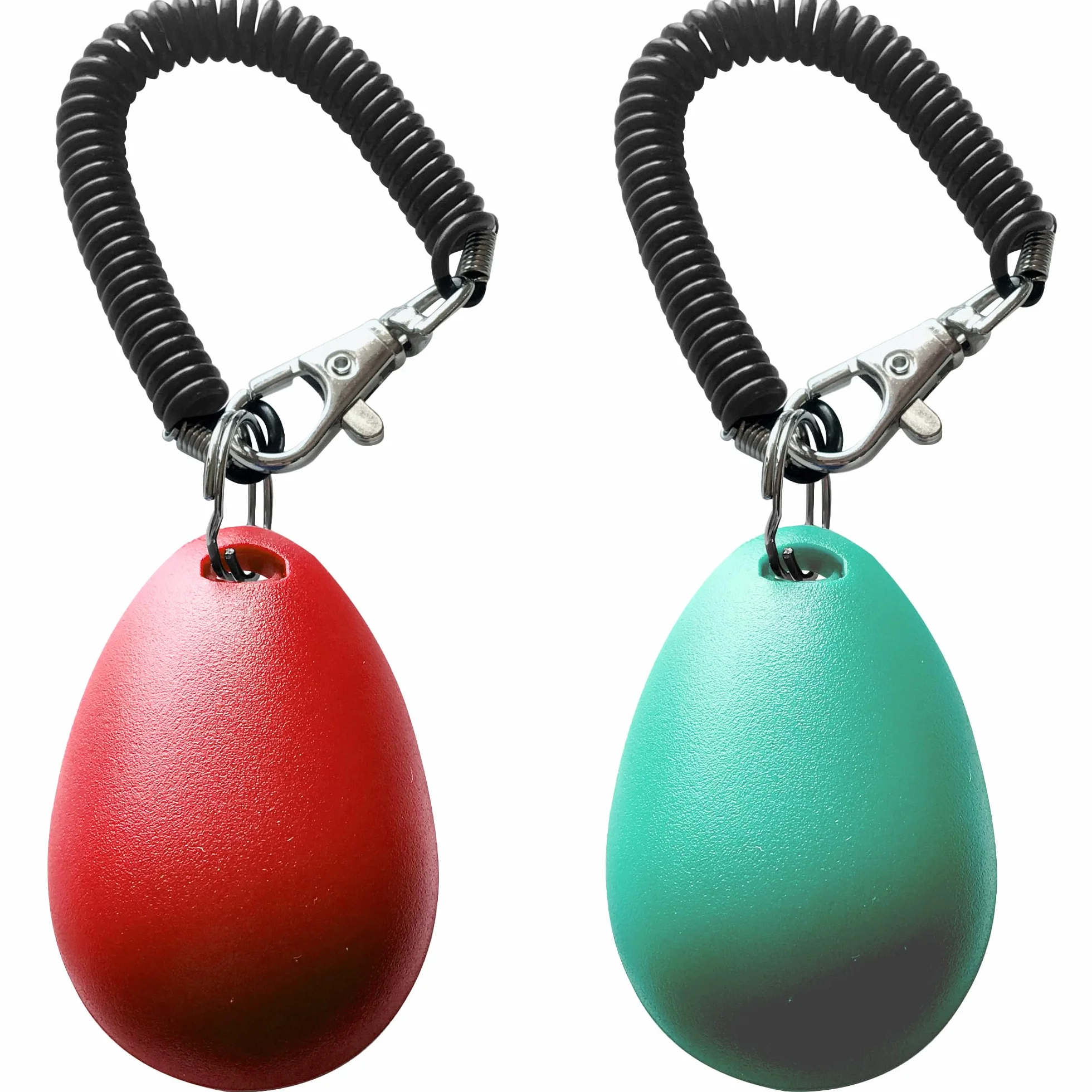 Clicker de dressage pour animaux de compagnie avec dragonne – Clicker de dressage pour chien (nouveau rouge + bleu-vert)