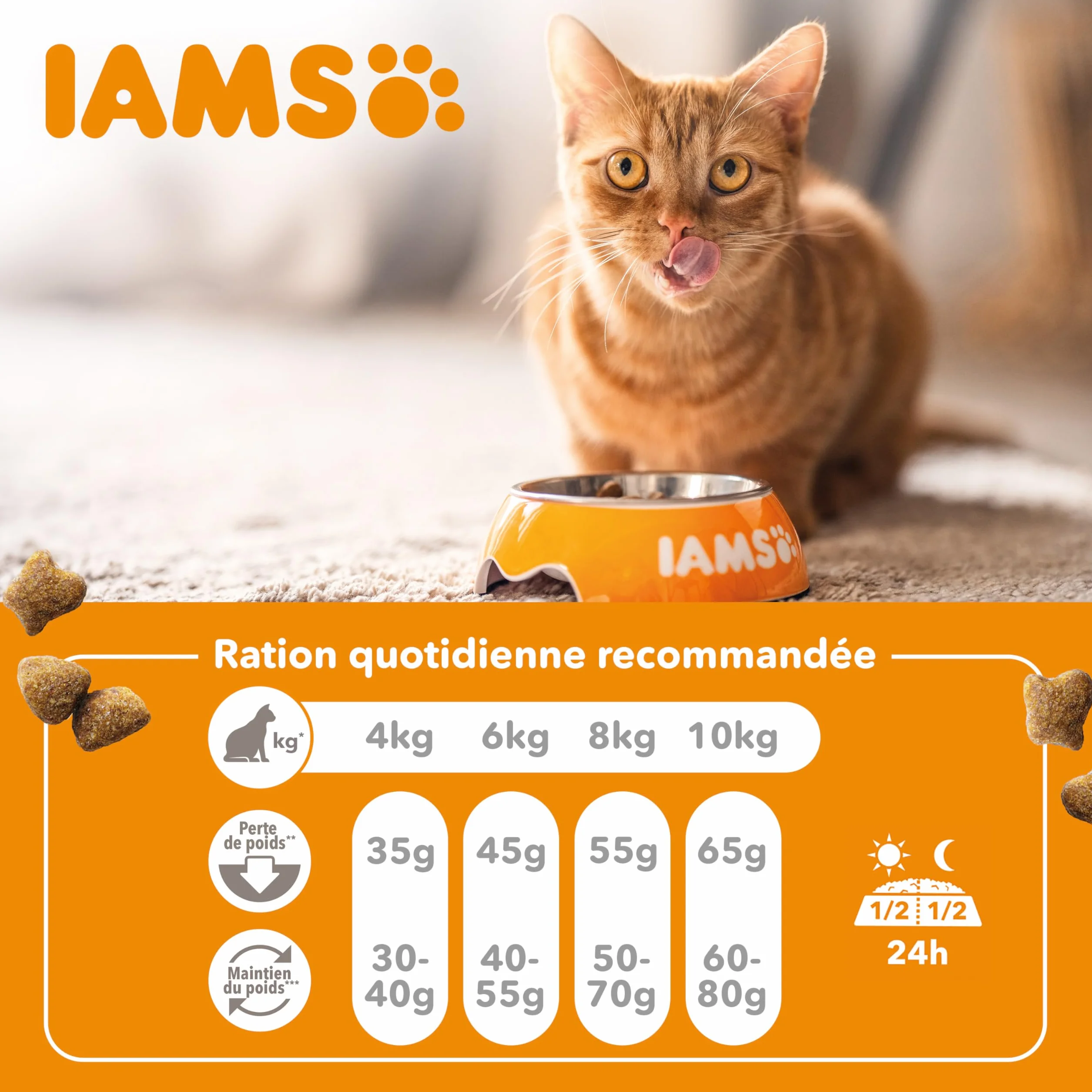 IAMS Advanced Nutrition Croquettes Allégées pour Chats Stérilisés au Poulet Frais 10 kg