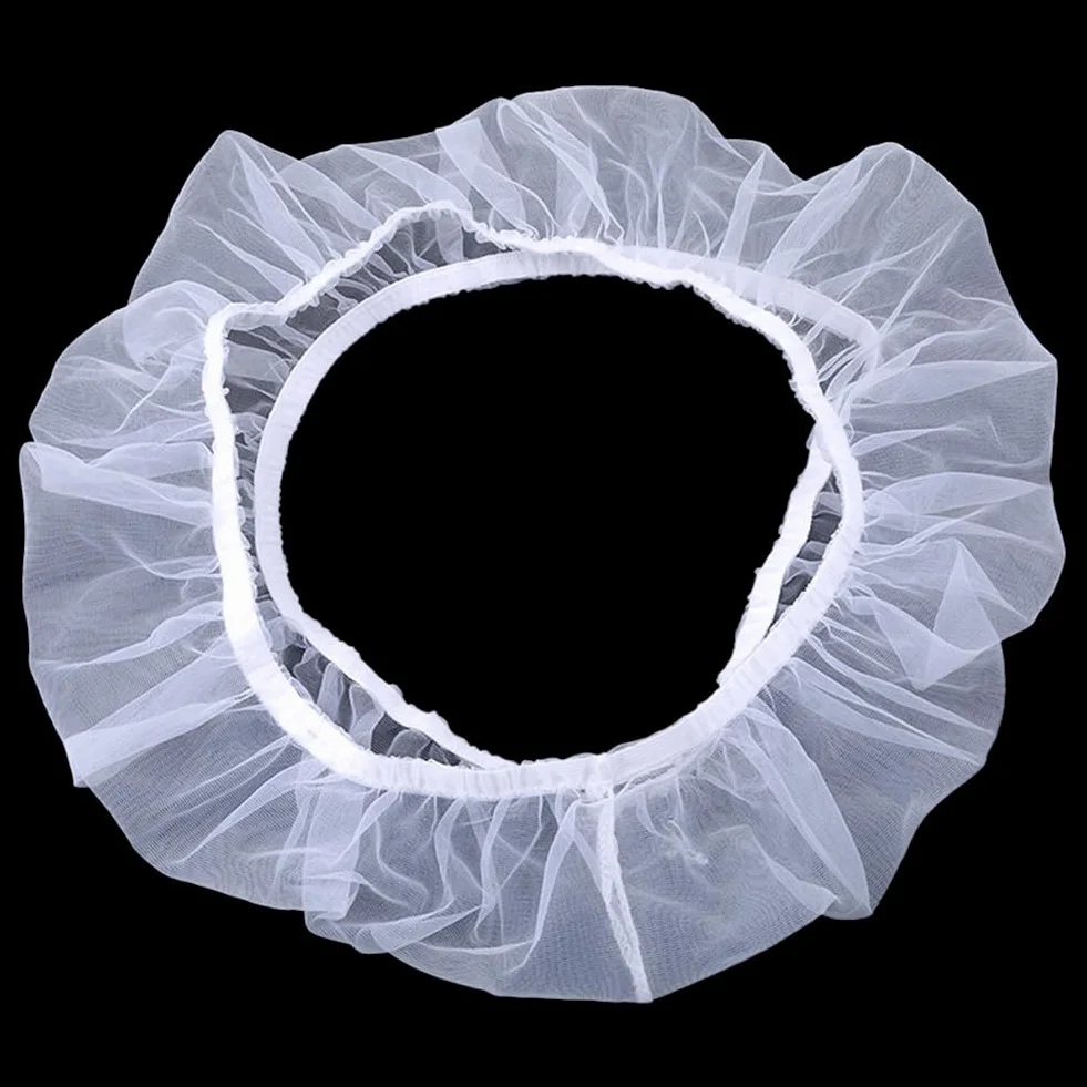 Attrape-Plumes Oiseaux Cage Filet Réglable Extensible Ronde Carrée Blanche