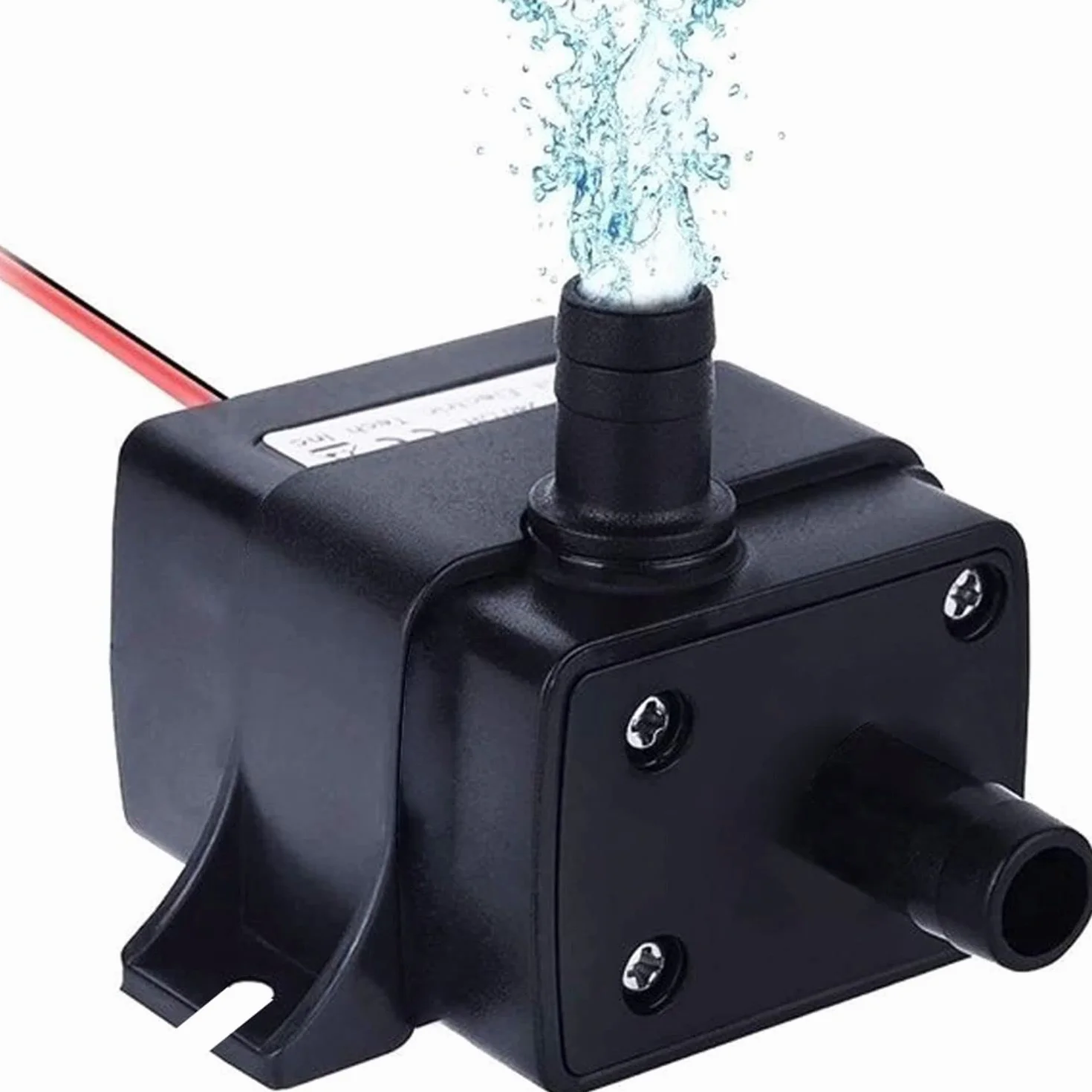 Retoo Mini pompe à eau 12V 240L/H 4,8W submersible sans brushless diamètre buse 8mm pompe de fontaine