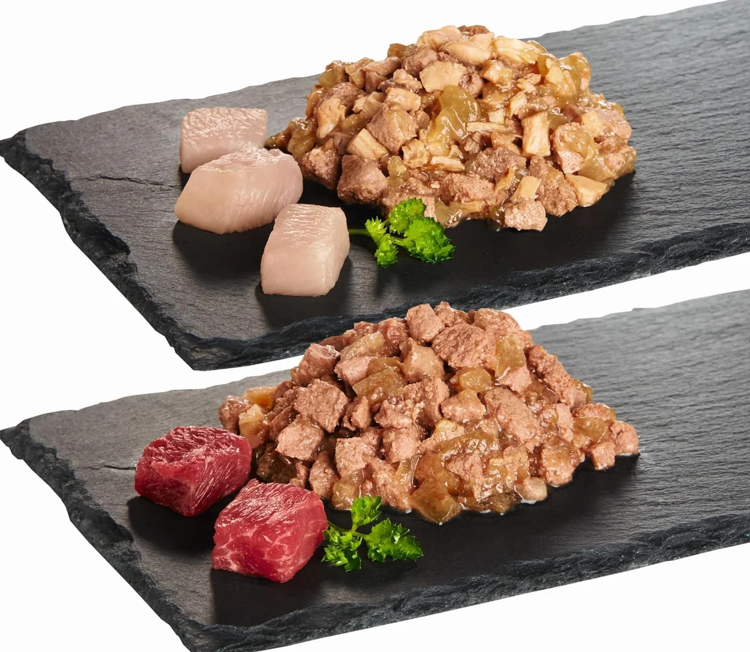 Vitakraft Poésie Délice, Country selection, nourriture humide pour chats, en gelée, avec du poulet, du bœuf (1 paquet de 6x85g)