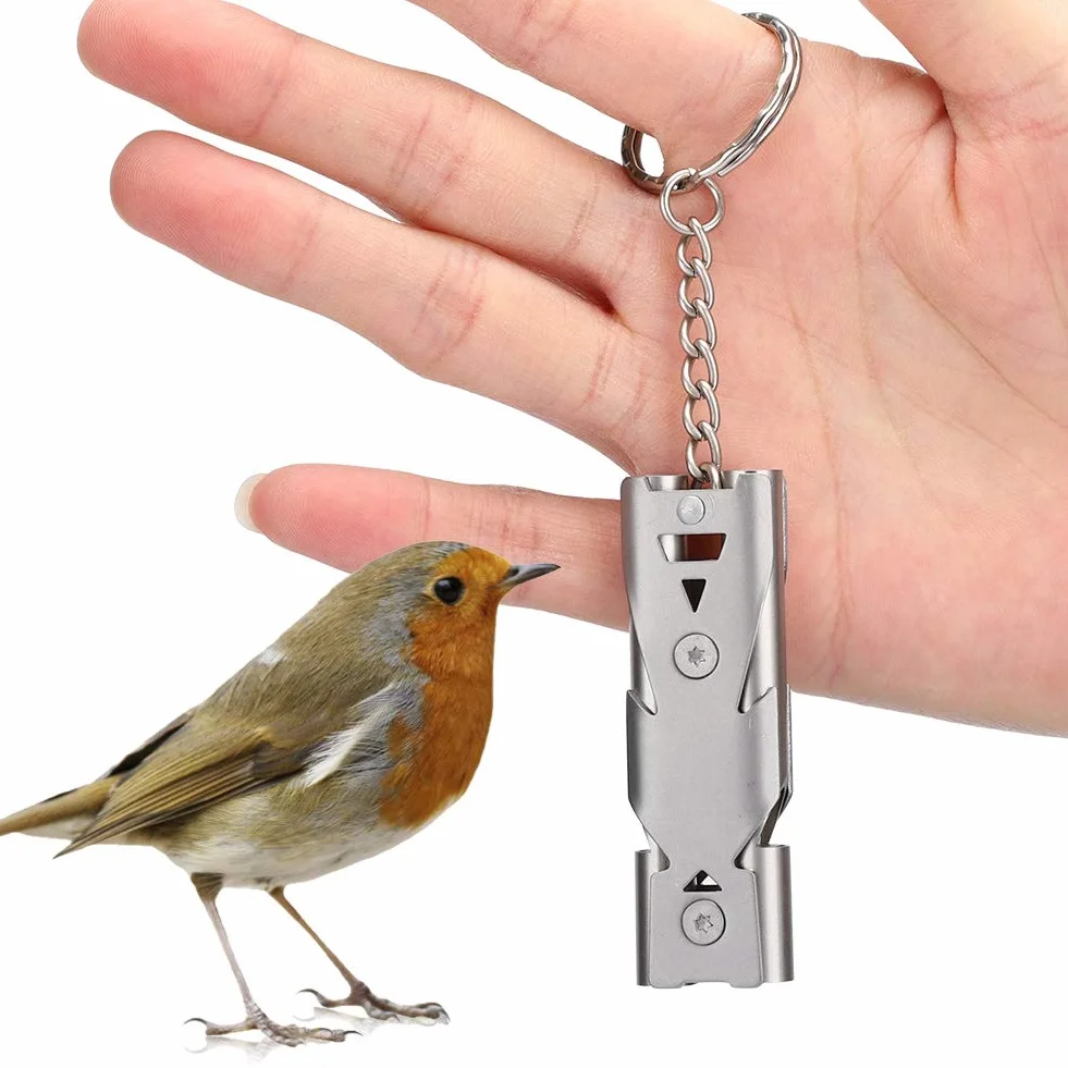 Joyzan Sifflet Pigeon D'entraînement à Griffes Oiseau Pet Perroquet Contrôle Aboiement Jouet Portable