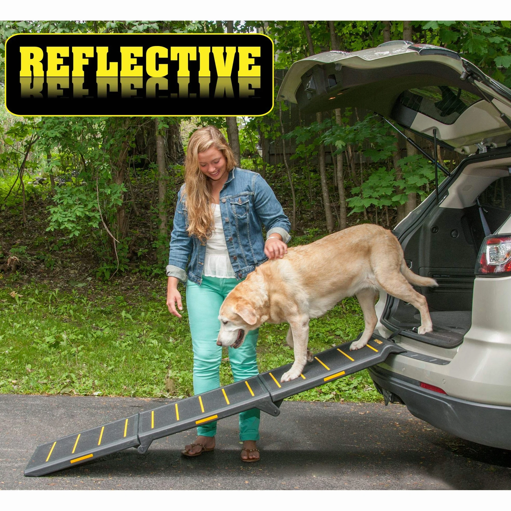 Pet Gear Travel Lite Rampe réfléchissante 3 Sections Taille XL