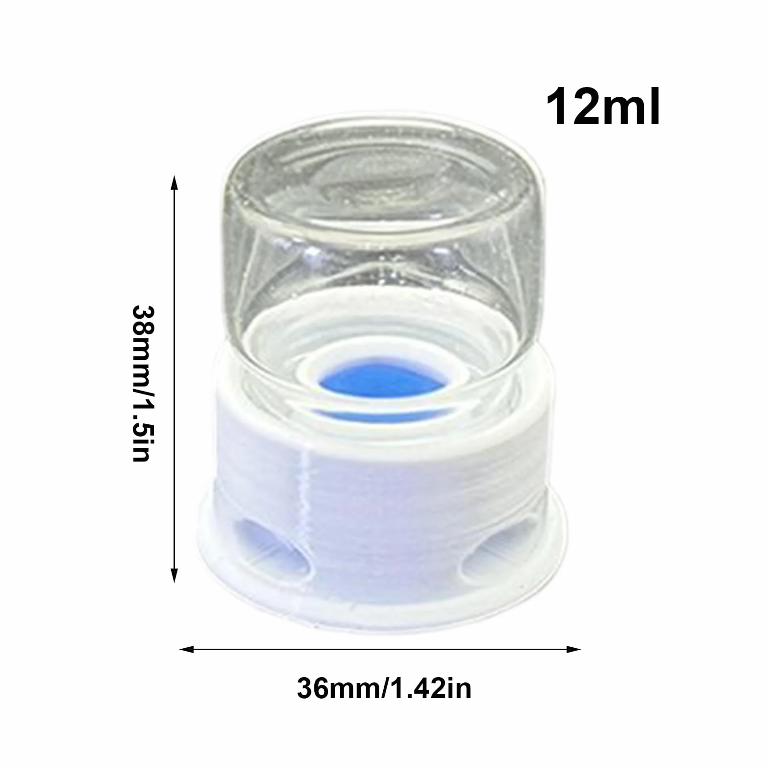 Transparent Distributeur pour Fourmis Abreuvoir pour Grillons Multifonction Abeilles Ferme Extérieur