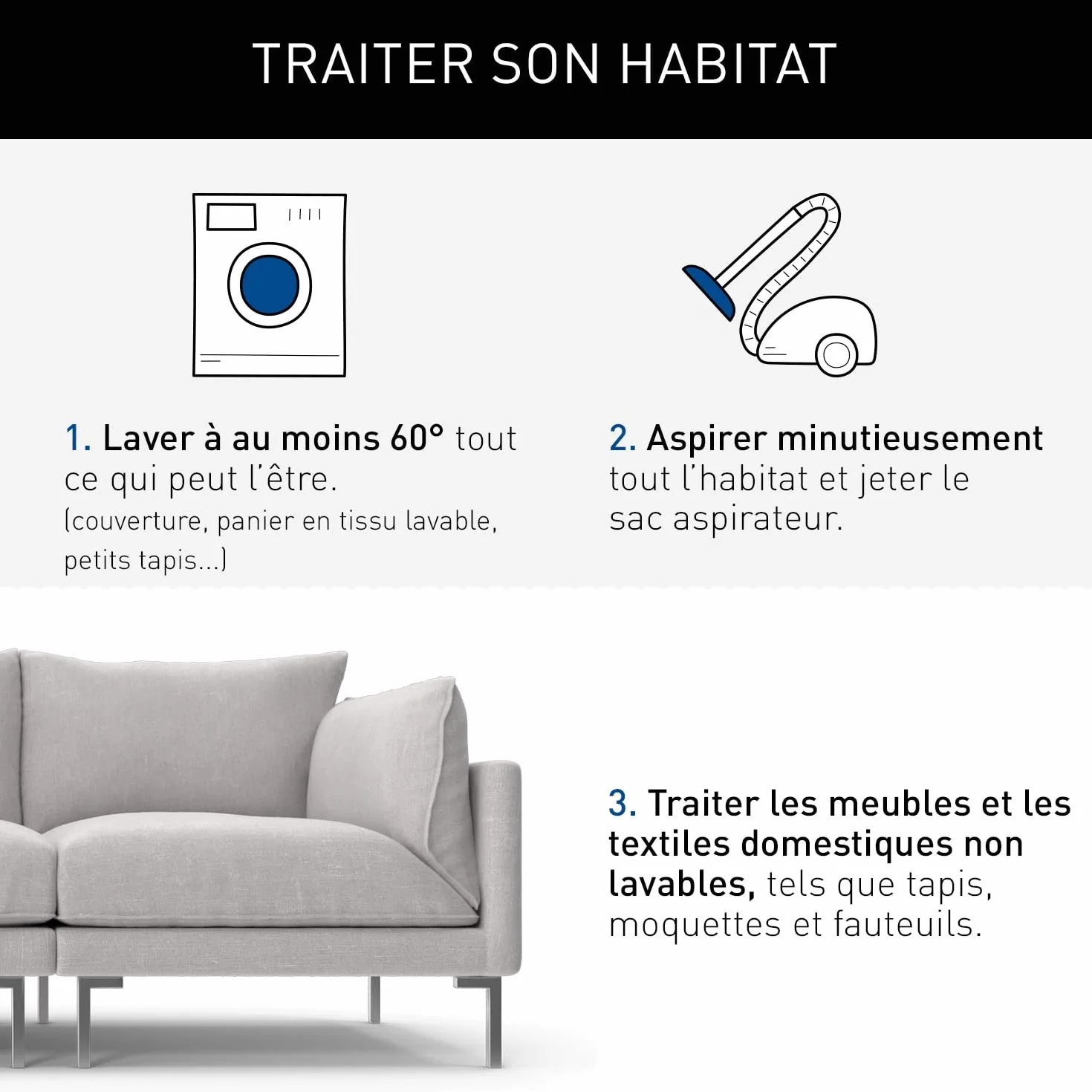 FRONTLINE Homegard Spray -Insecticide et Acaricide Pour l'Habitat -Anti-puces, Larves de Puces, Tiques - Efficacité résiduelle jusqu’à 6 mois - Fabriqué en France - 500 ml