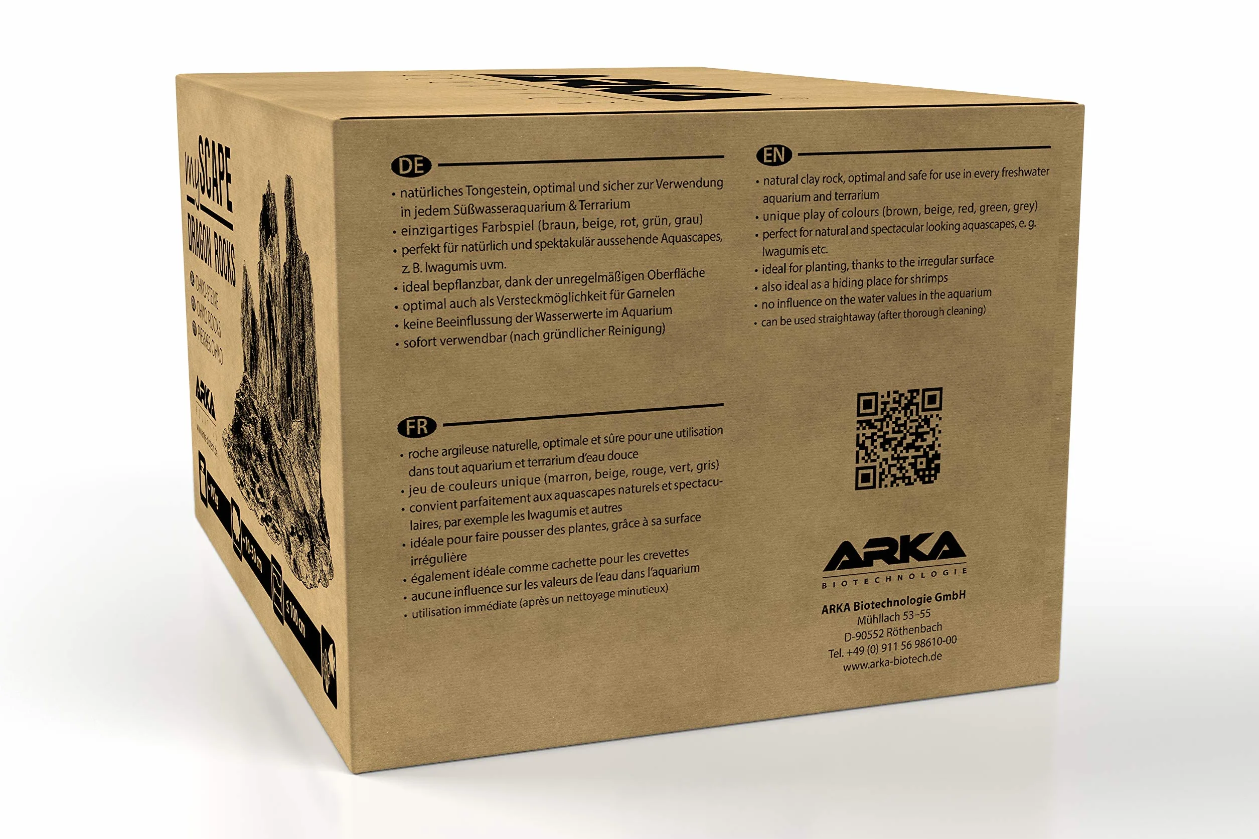 ARKA Pierres Dragon Naturelles 10 kg mySCAPE décor Aquarium aquascaping 10–30 cm pour paysages spectaculaires