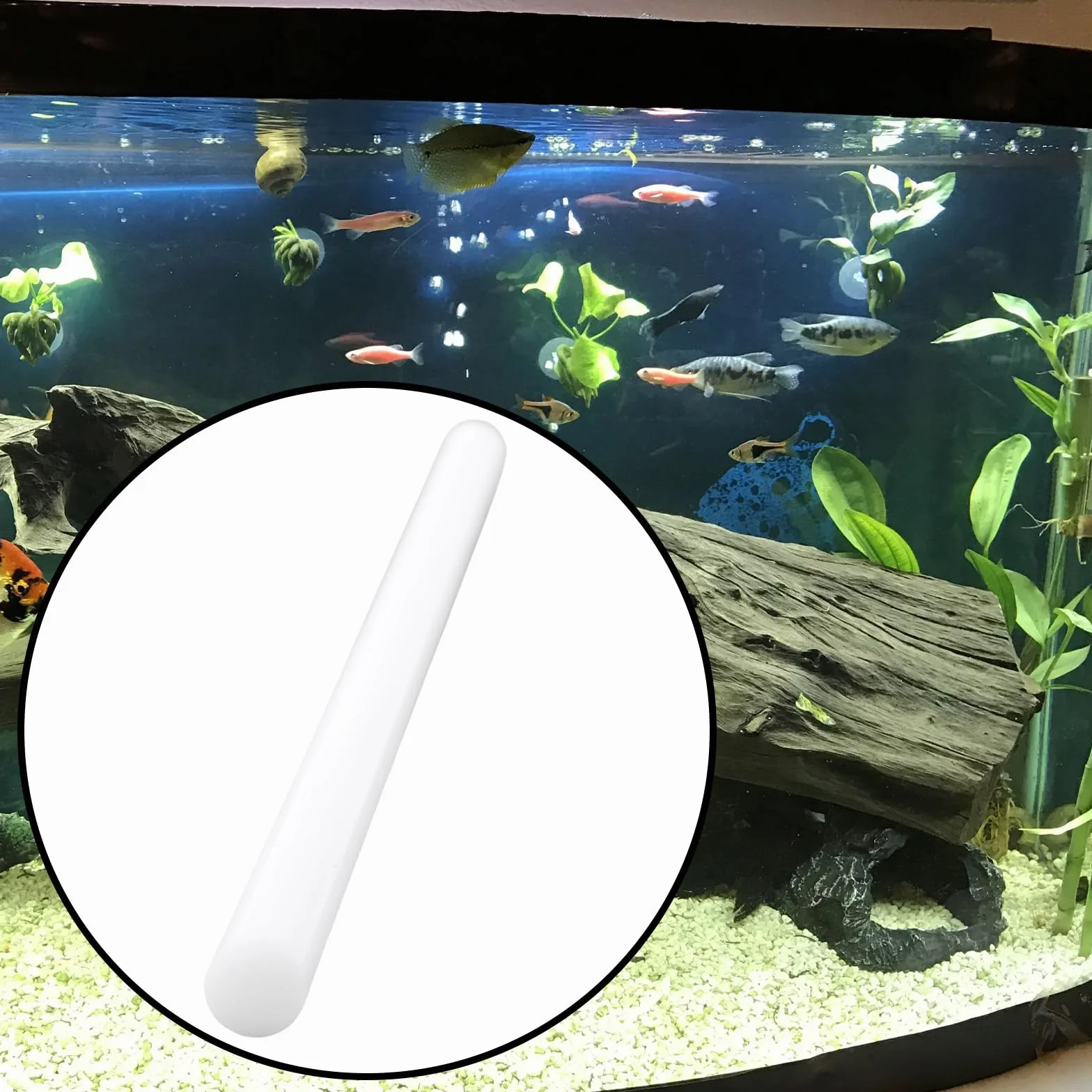 Lot de 2 Arbres de Turbine en Céramique 3 X 90 Mm Et 4 X 90 Mm pour Pompe à Eau d'aquarium