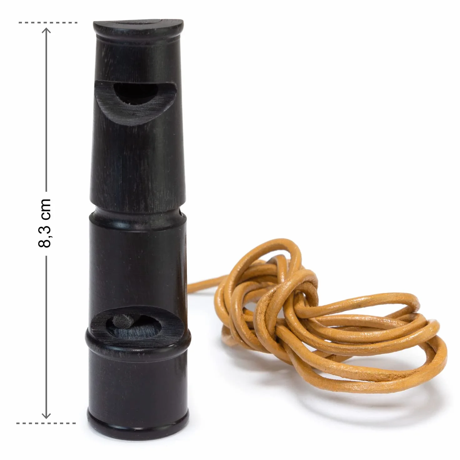 ARQUIVET Sifflet de corne de buffle 9 cm Silbate pour chien