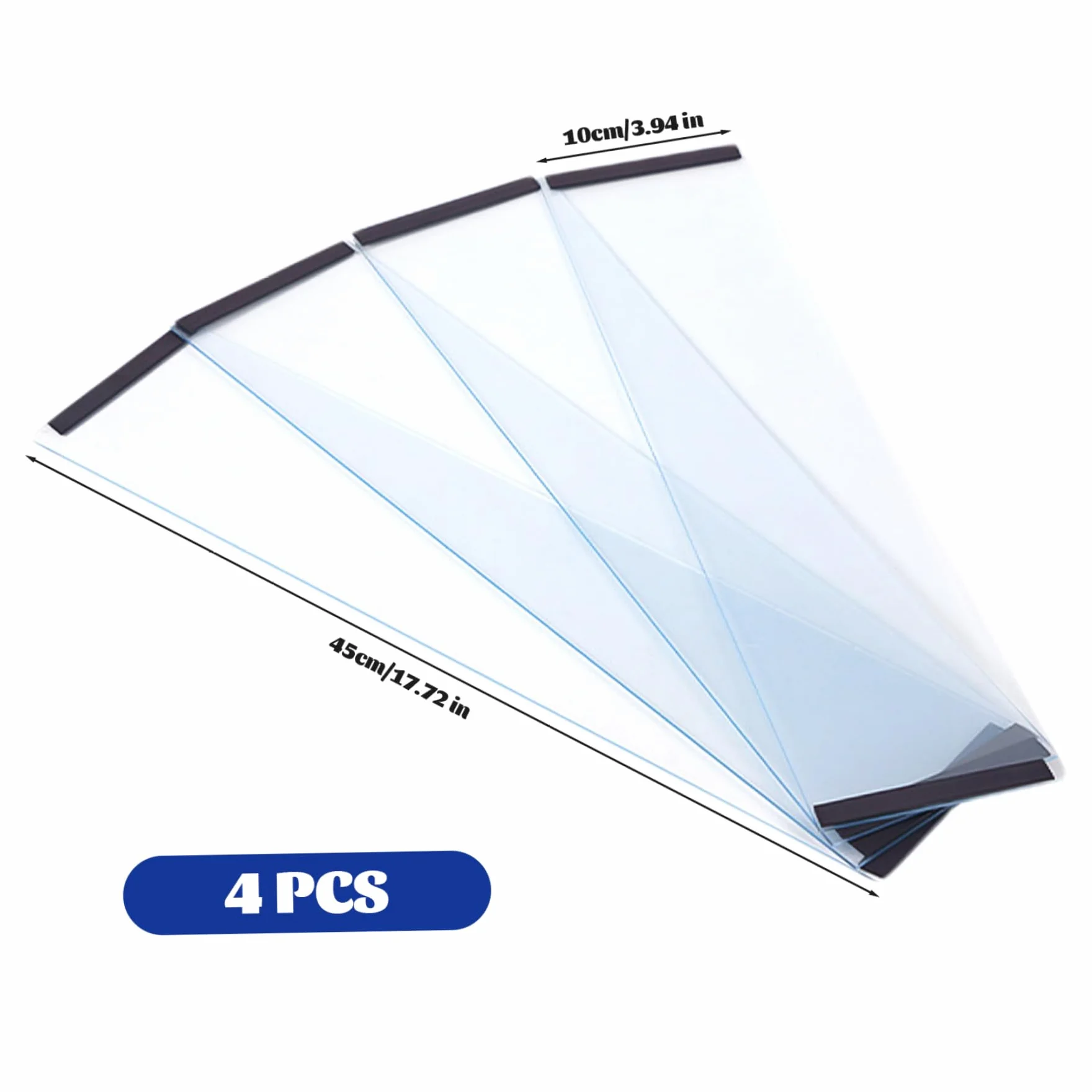 Cage d'oiseau Garde-Graines PVC Transparent 4pcs sans mâchage pour Perroquet
