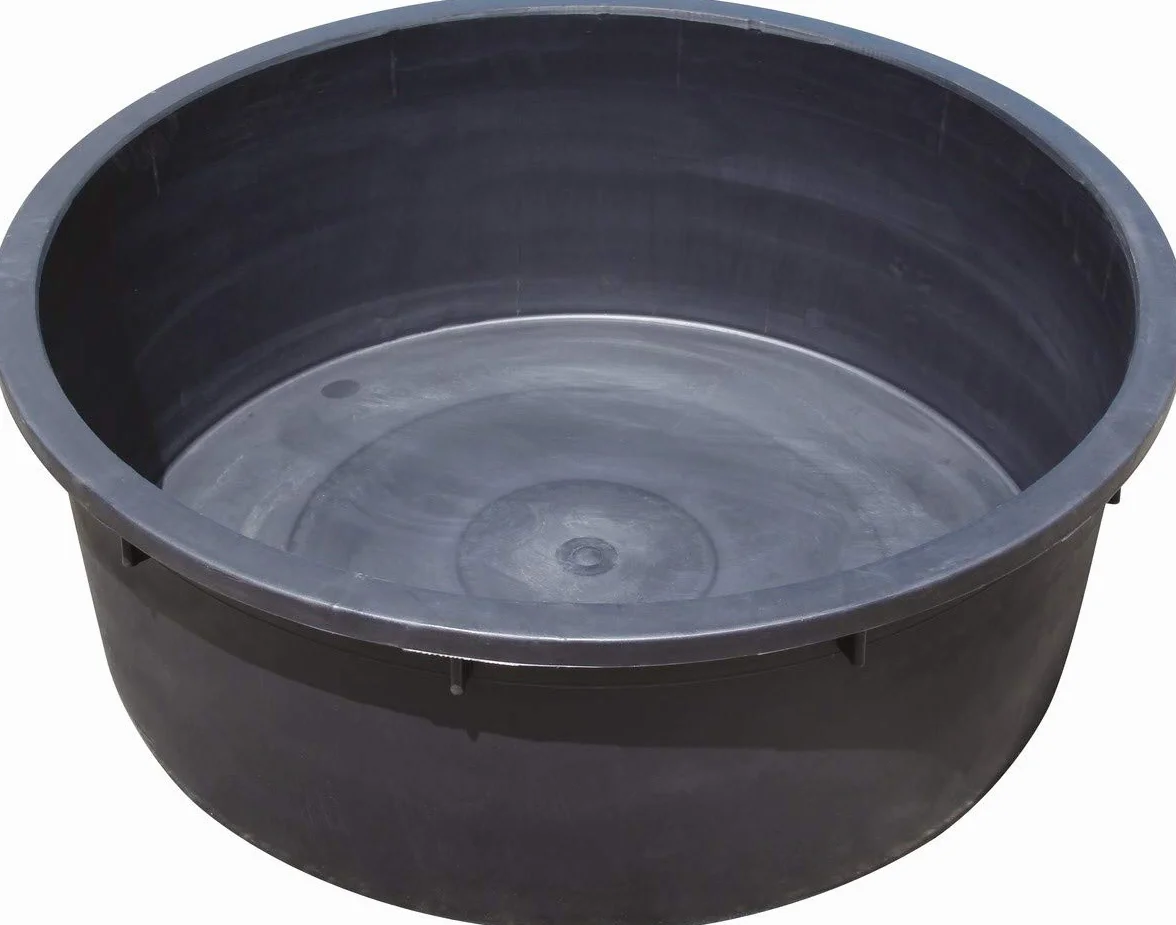 Mastellone sottospina tondo nero LDPE 275 cm 110 h.cm 35