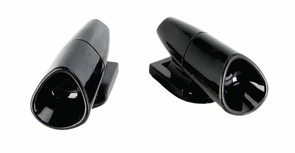 SIFFLET ANTI GIBIER X 2, Noir, 57 x 28 x 23 mm