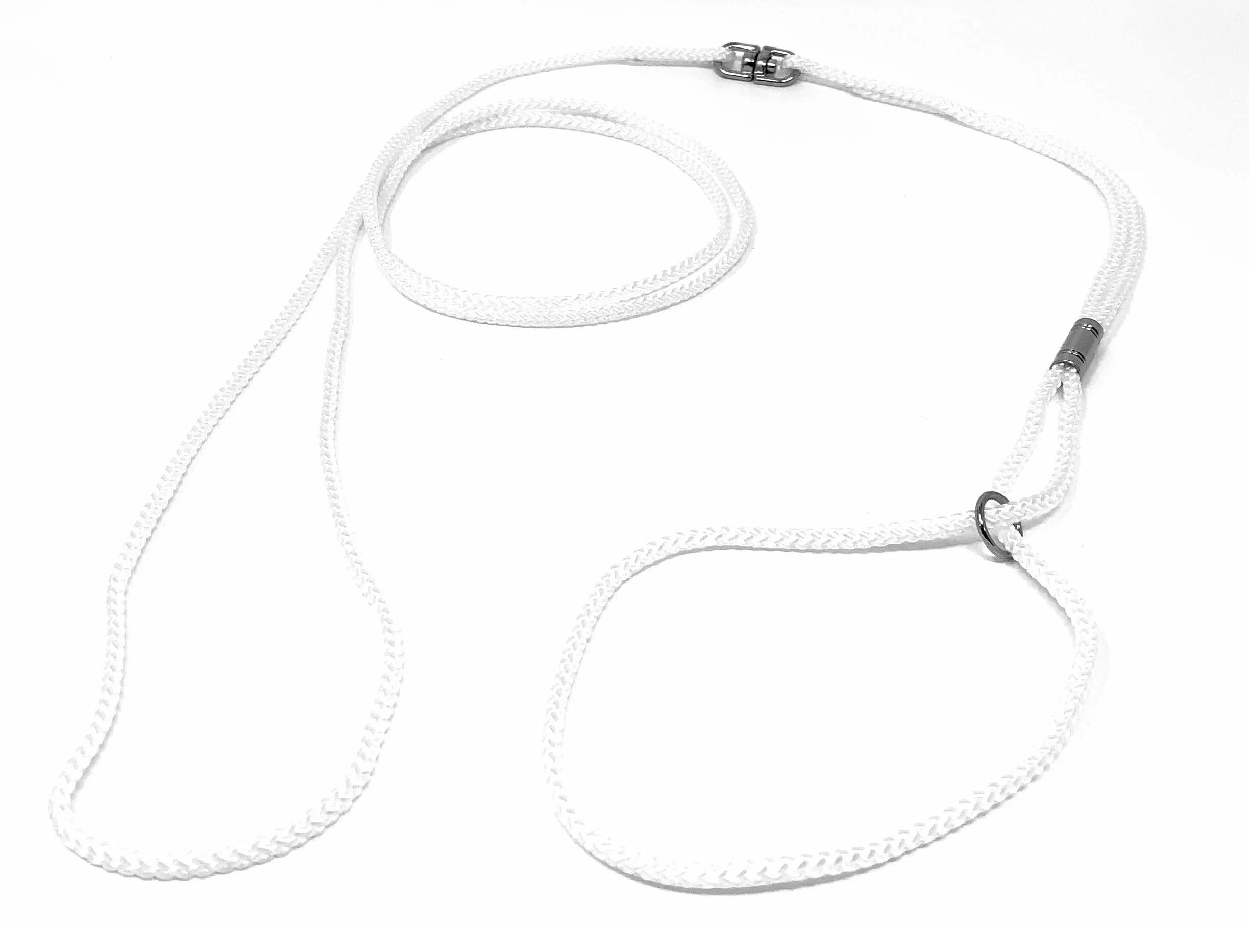 Laisse de spectacle Blanc 3 mm x 120 cm