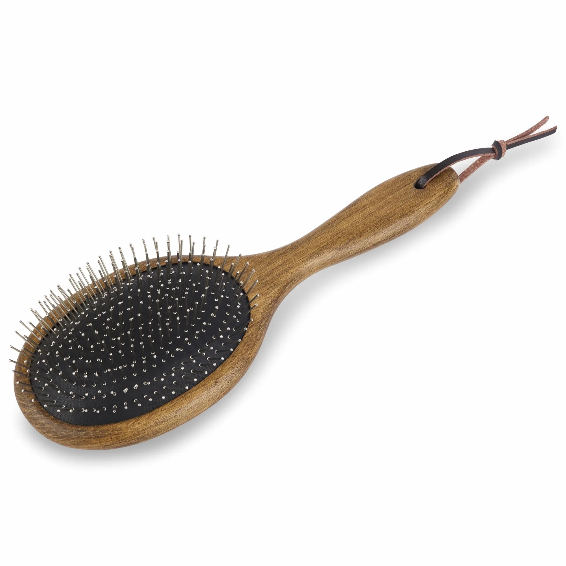 Brosse crinière et peigne queue Equimour pour cheval en bois et métal ergonomique démêler lisser soigner toilettage