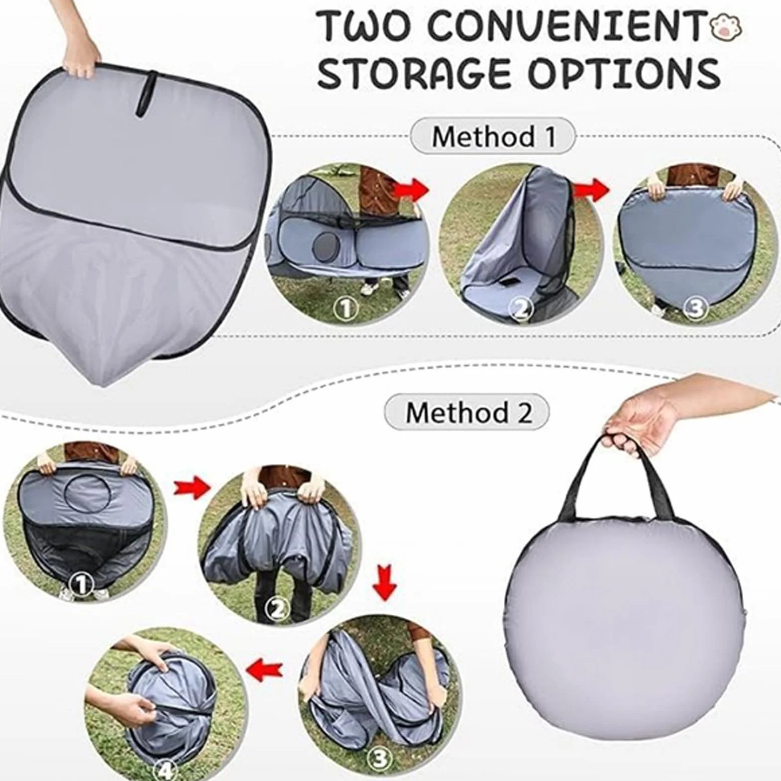 Enclos pour Chats Extérieur Pliable avec Tente de Jeu pour Chaton Chiot Petits Animaux