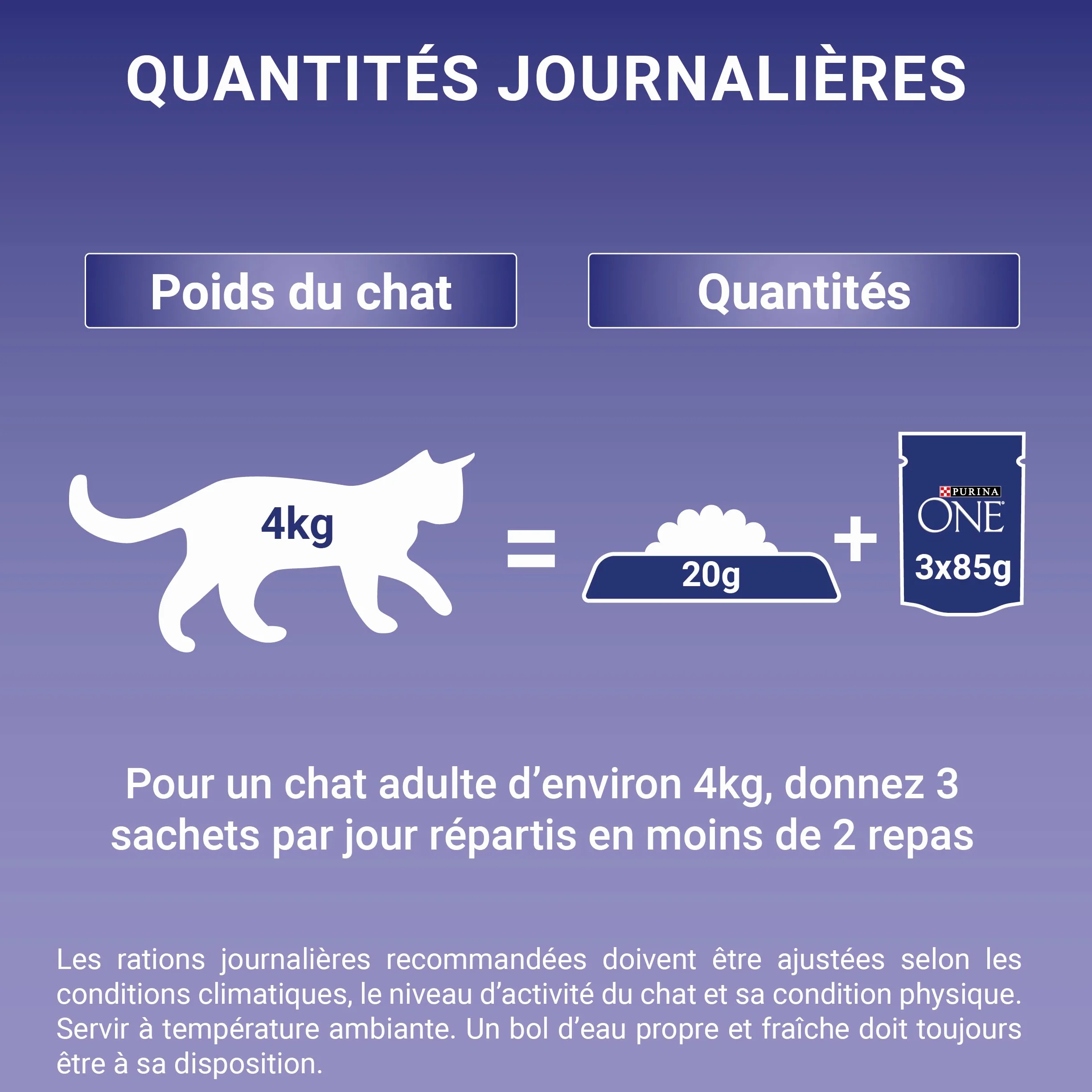 PURINA ONE BIFENSIS Spécial Chat Stérilisé d'Intérieur Effilés en Sauce Thon Veau Sachets Fraîcheur Lot de 12 (4 x 85g)