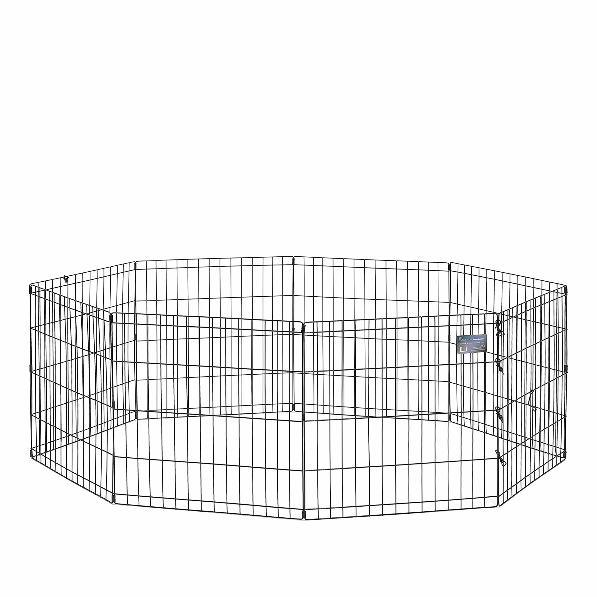 MidWest Homes for Pets Cage d'exercice Parc pour Chien 550-24 60,96 cm x 60,96 cm Noir