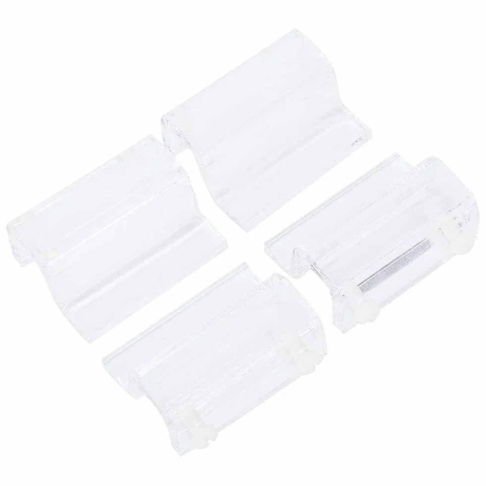Clip de Couvercle en Verre pour Aquarium Support Acrylique Clips avec Vis 4 Pièces