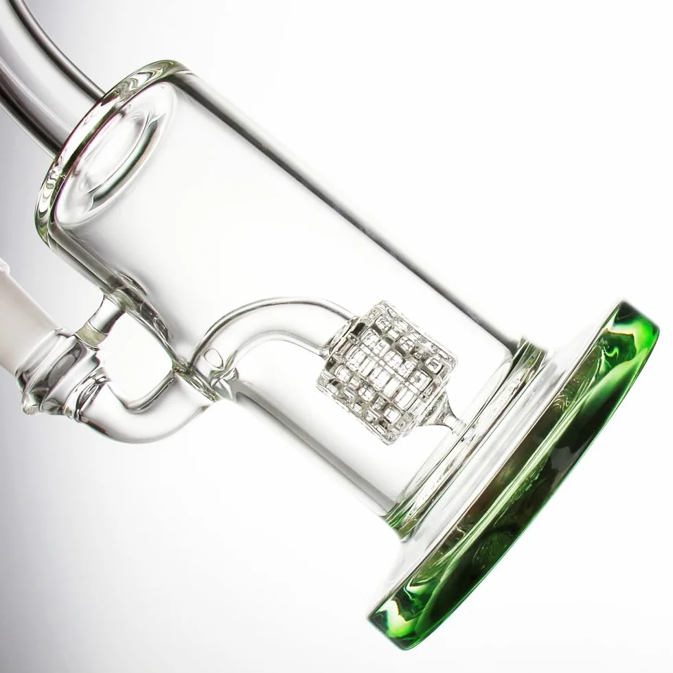 Bong en Verre avec Cage à Oiseaux, Pipe à Eau 21 cm, Bol 14,5 mm