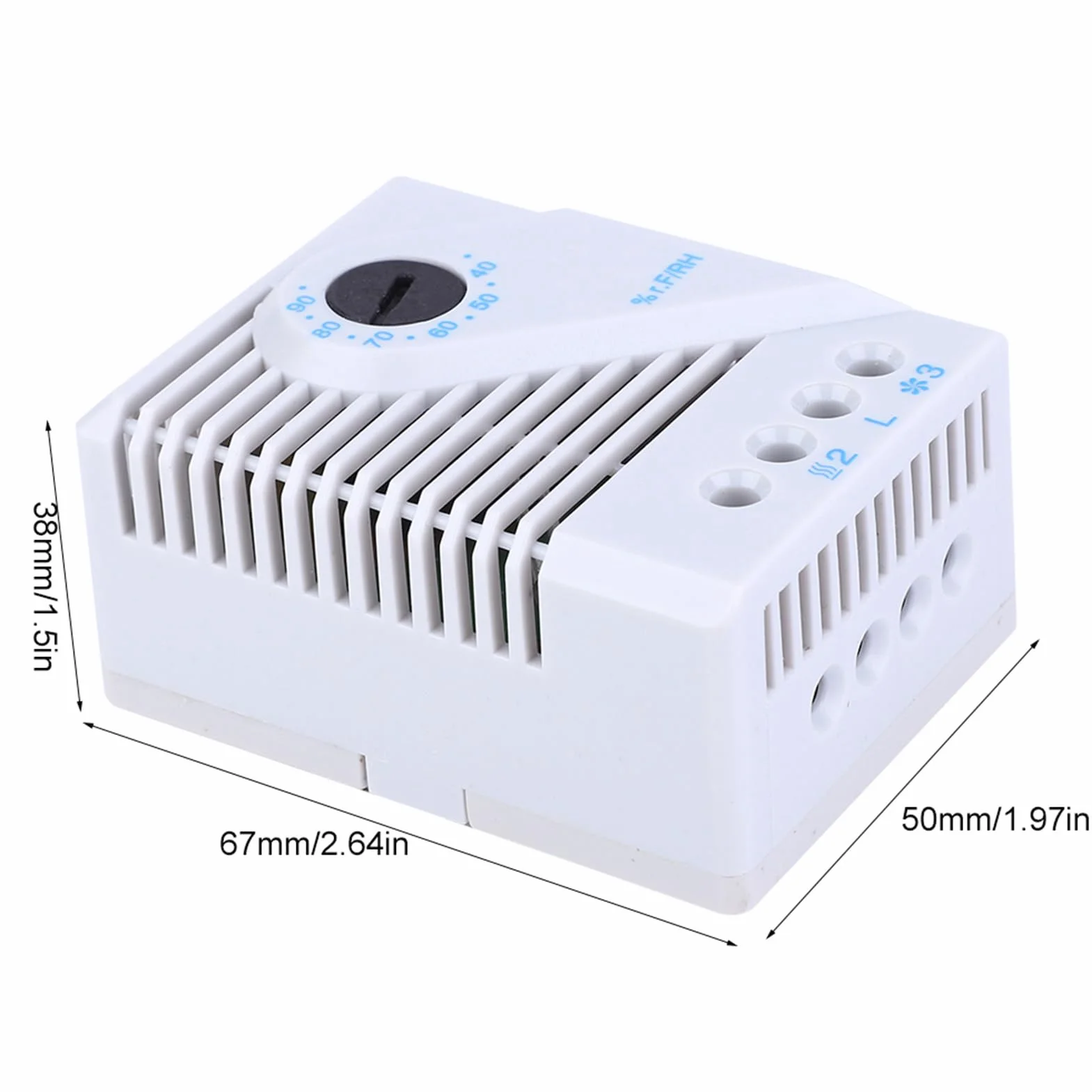 Contrôleur d'humidité MFR012 Haute Précision - Hygrostat Électronique pour Incubateurs de Conteneurs avec Affichage LCD et Capteur Intégré Idéal pour Élevage et Laboratoire