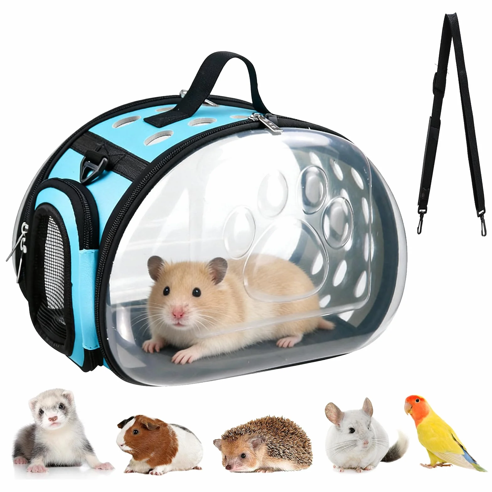 Sac de Transport Lapin Pliable Cage Caisse pour Chat Meerschweinchen Petit Oiseau Animaux