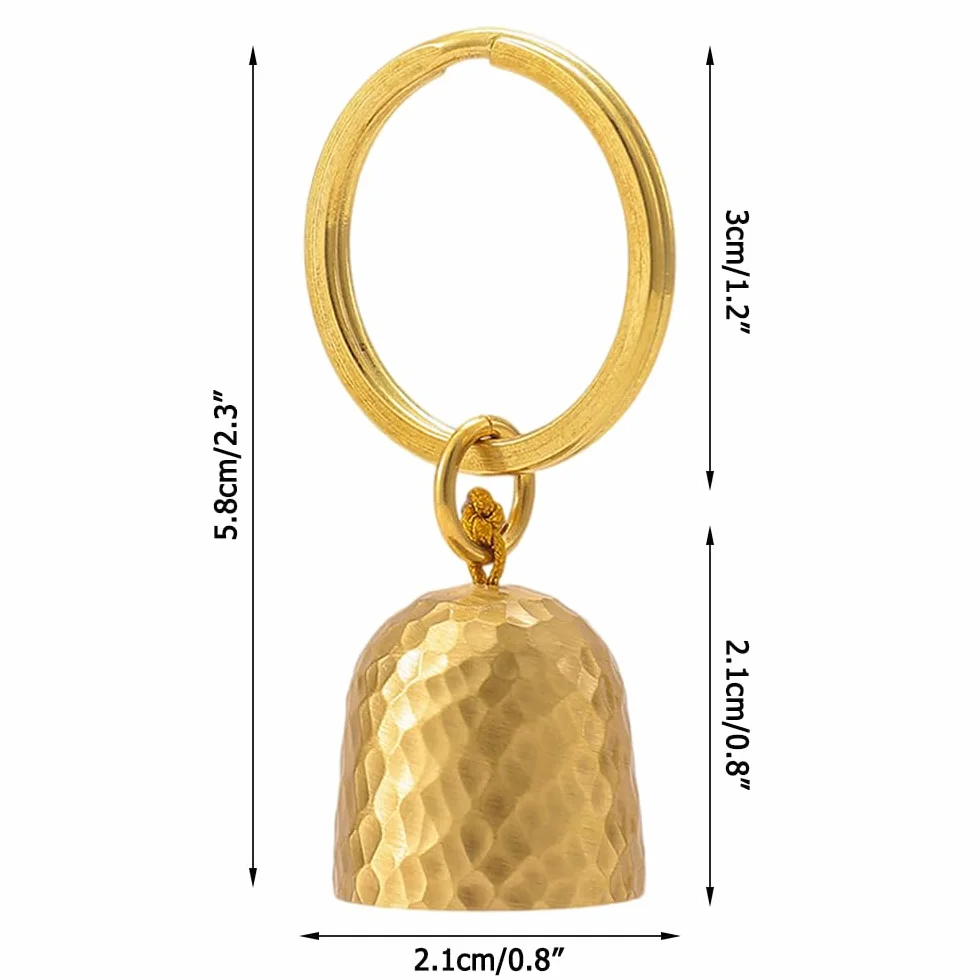 Cloche à Breloques pour Collier Chat, Clochette en Cuivre pour Animaux avec Boucle de Suspension