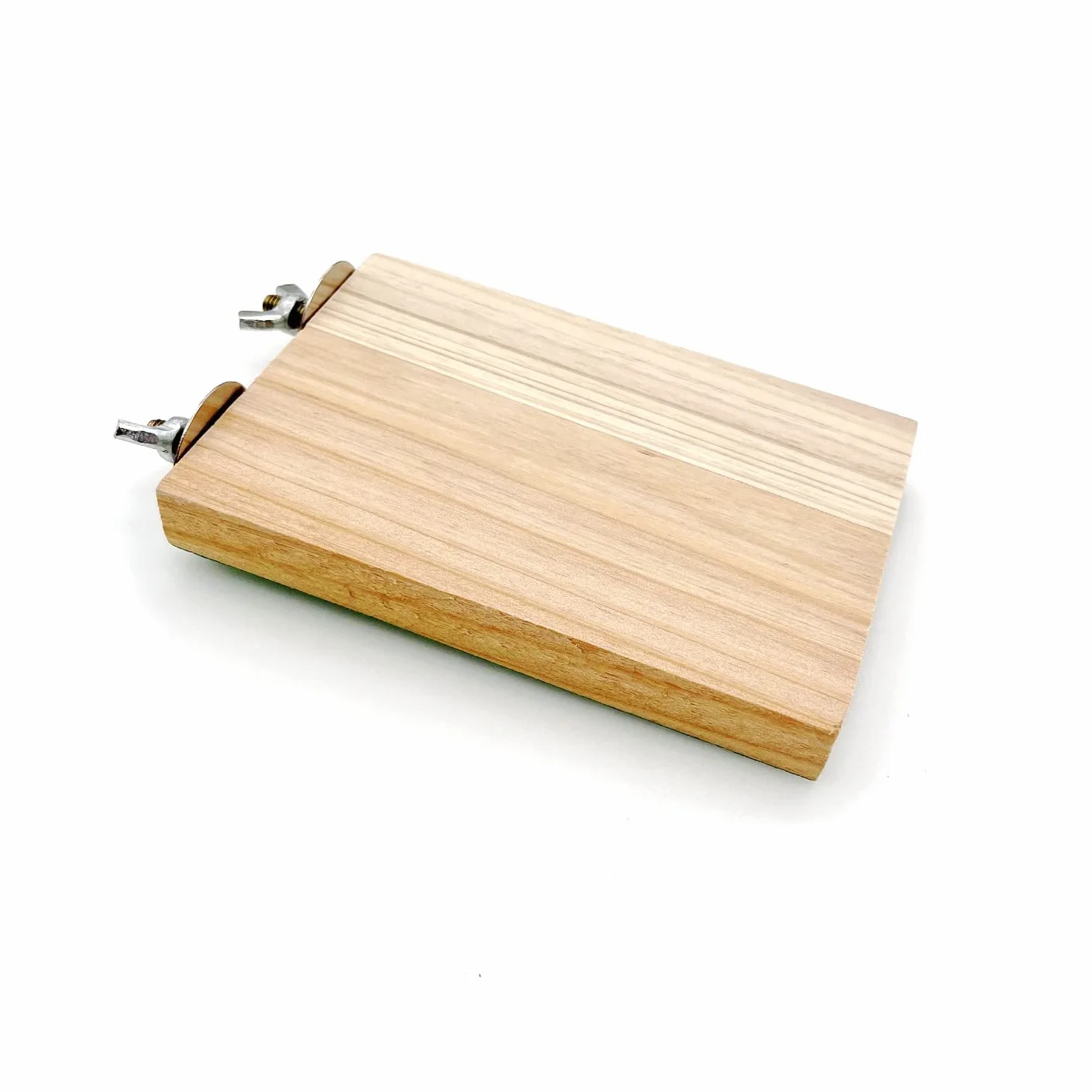 Perchoir plat en bois pour perroquet - Plate-forme pour perruches, canaris, calopsittes, inséparables, hamsters