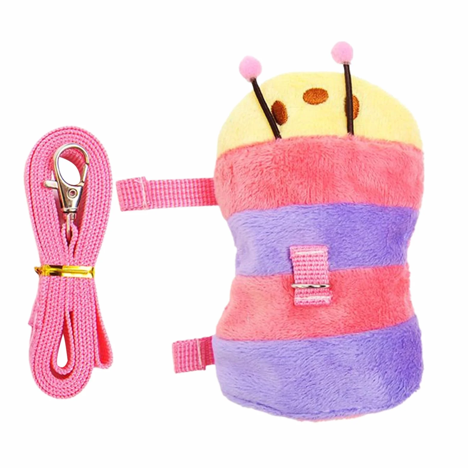Laisse réglable Harnais Gilet pour Petit Animal de Compagnie, Accessoires Dressage hérisson Chiot Lapin Chaton Raton Laveur Plein air