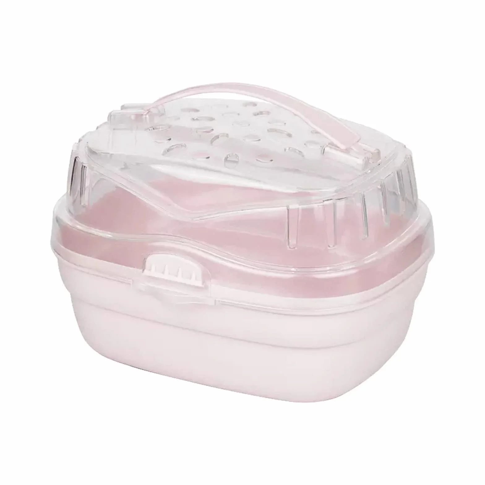 Caisse de transport pour hamster portable avec bouteille d'eau pour petits animaux